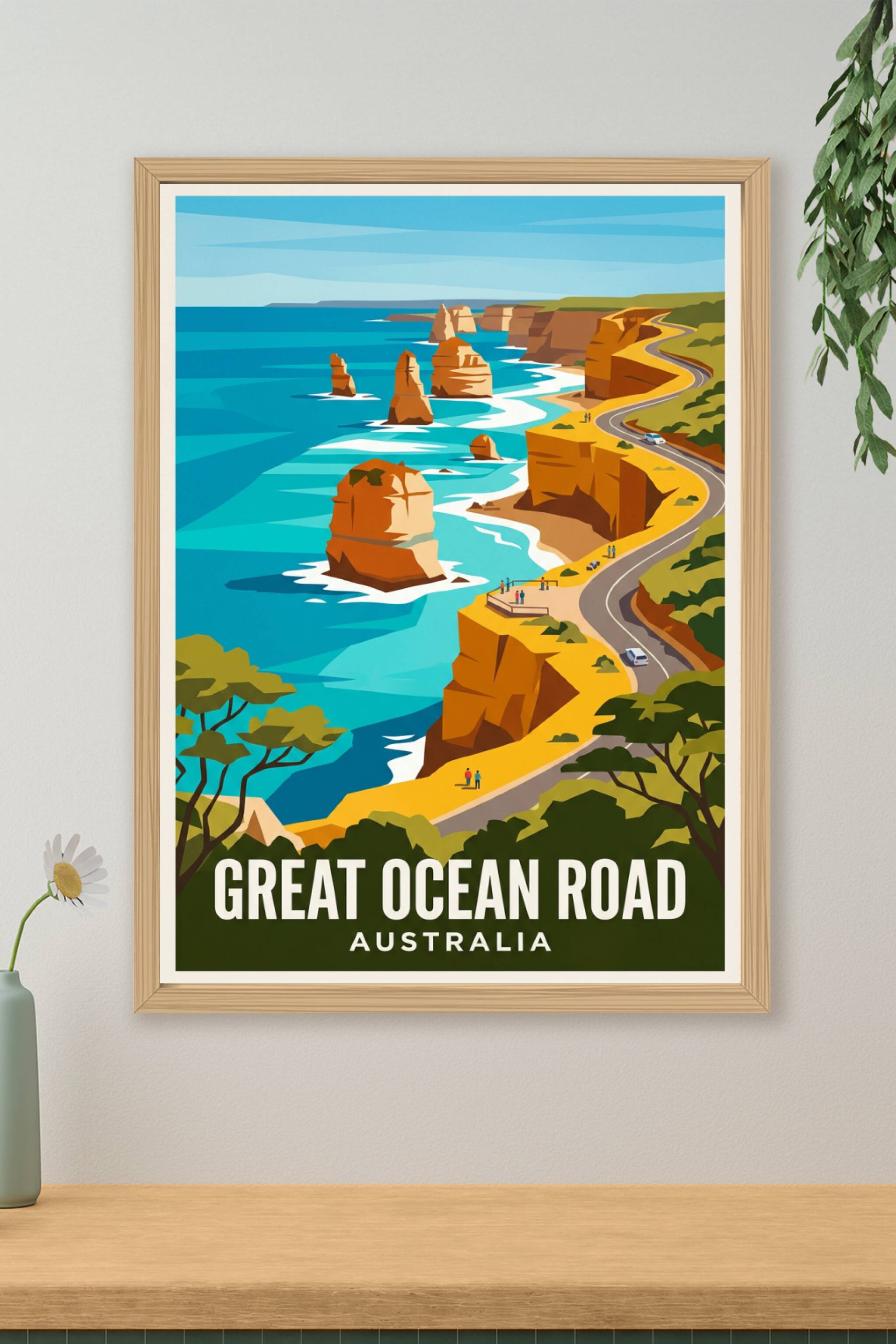 Affiche de la Great Ocean Road, les Twelve Apostles | Afich