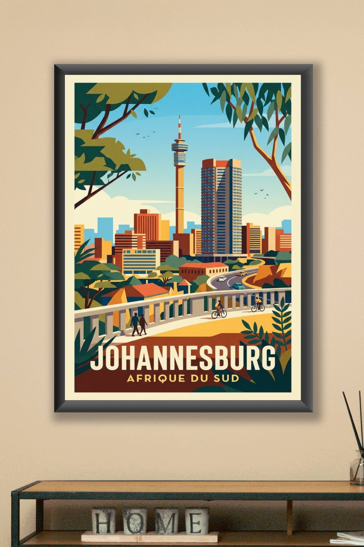 Affiche de Johannesburg, Hillbrow Tower