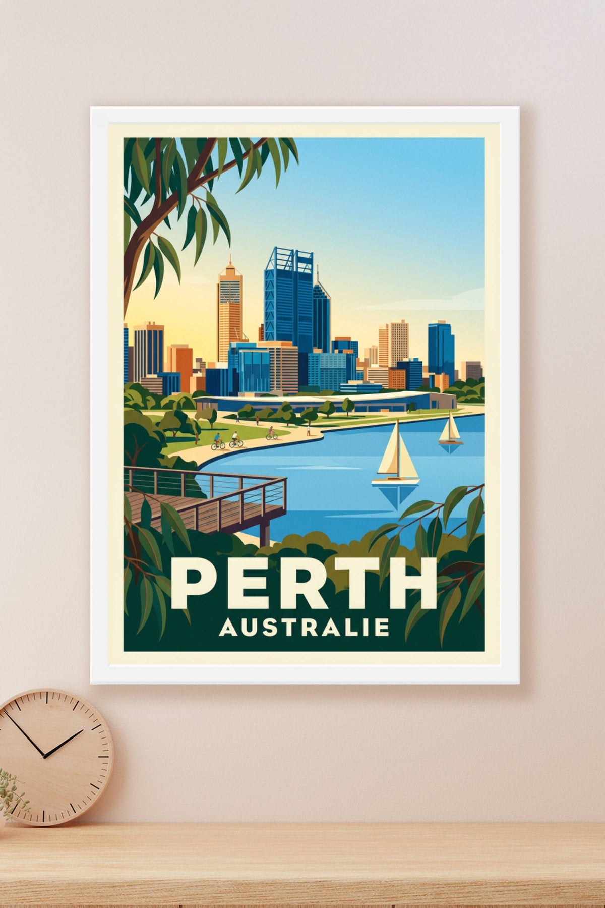 Poster de Perth, panorama Elizabeth Quay