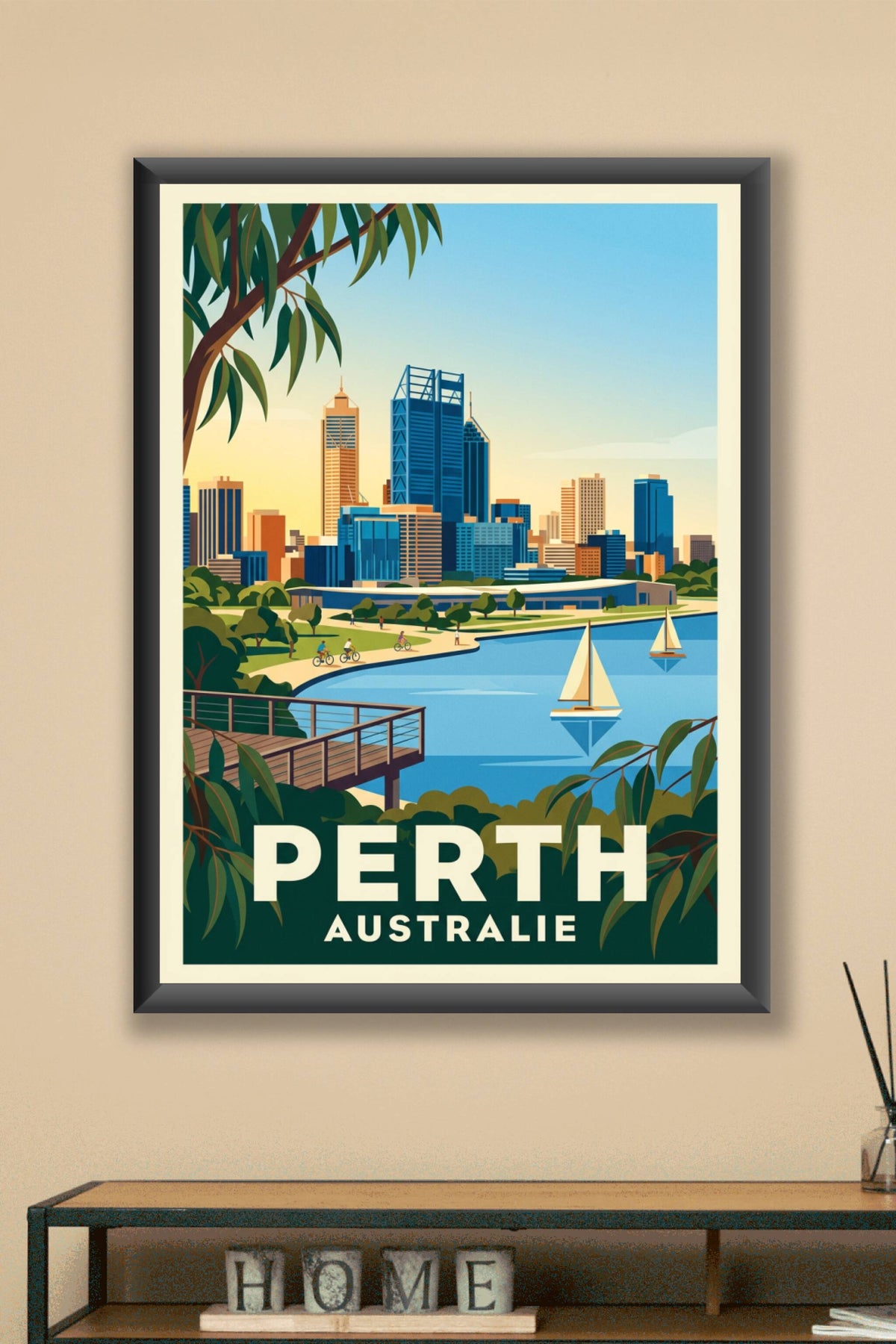 Poster de Perth, panorama Elizabeth Quay