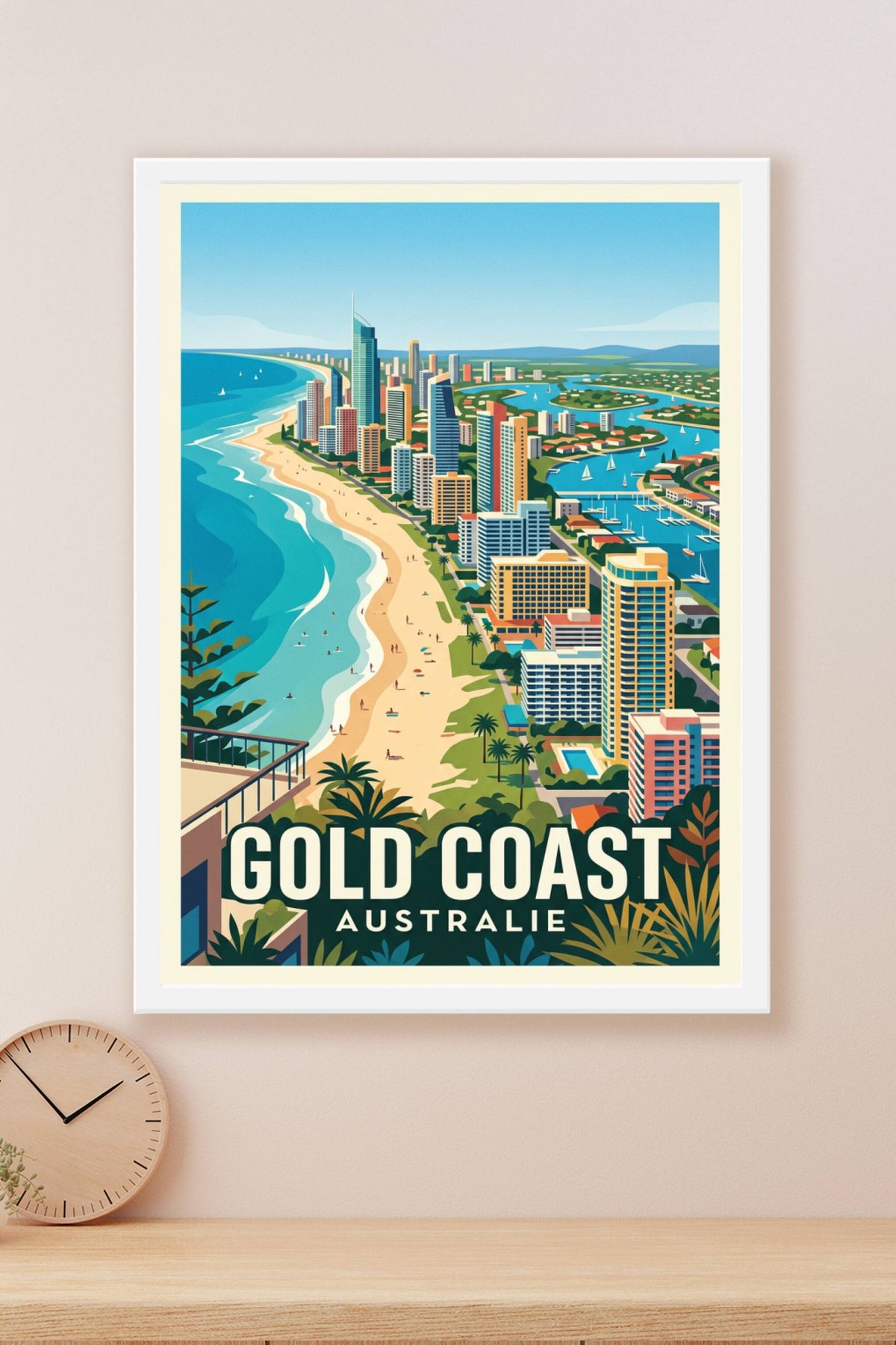 Affiche de Gold Coast, Surfers Paradise