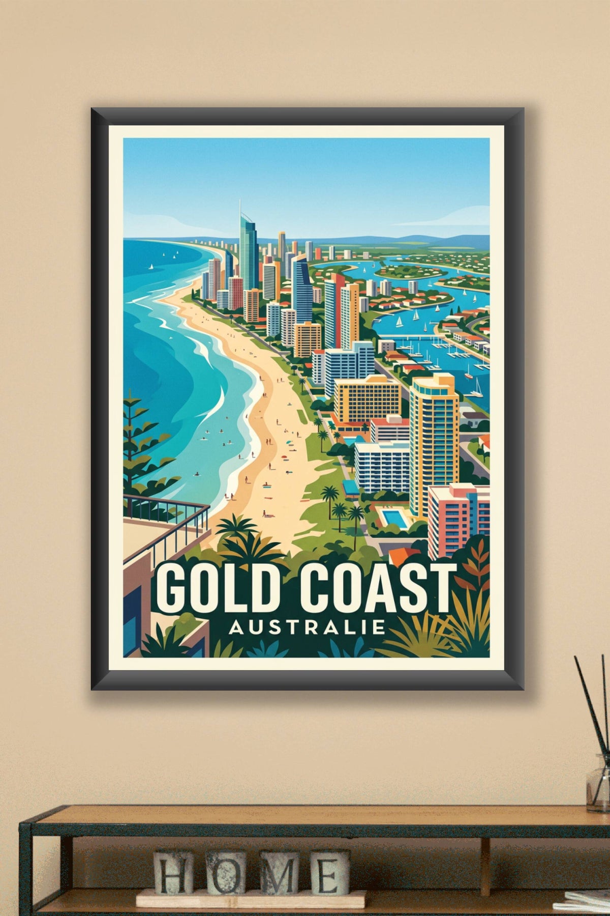 Affiche de Gold Coast, Surfers Paradise