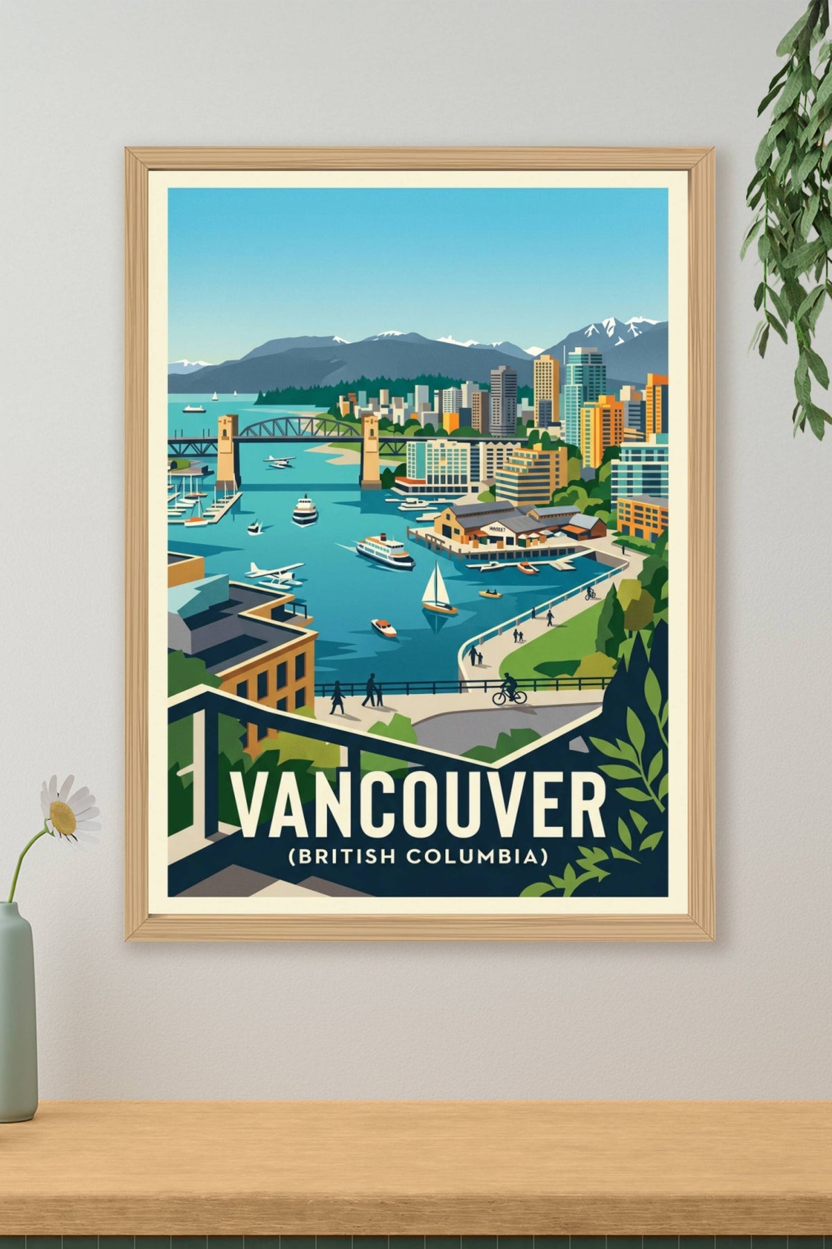 Affiche de Vancouver, poster de British Columbia