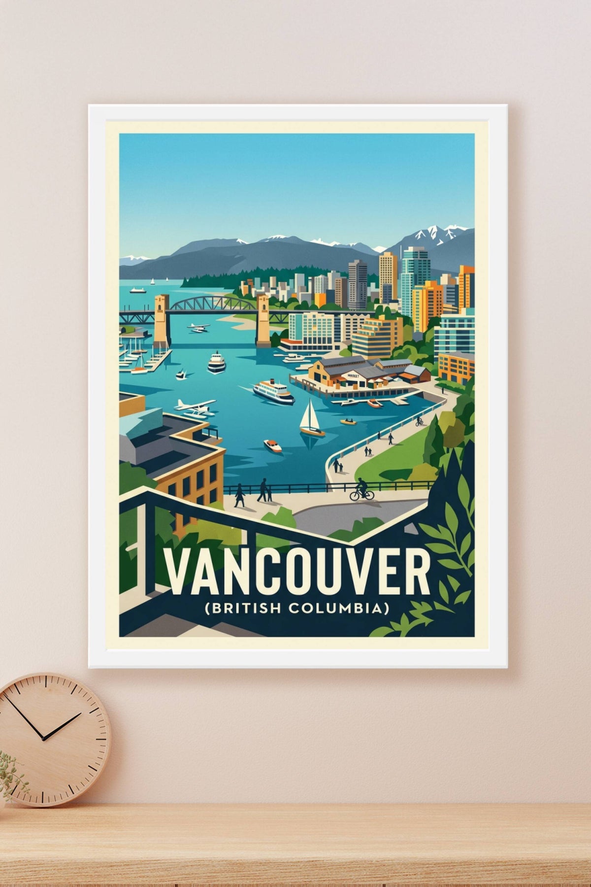 Affiche de Vancouver, poster de British Columbia