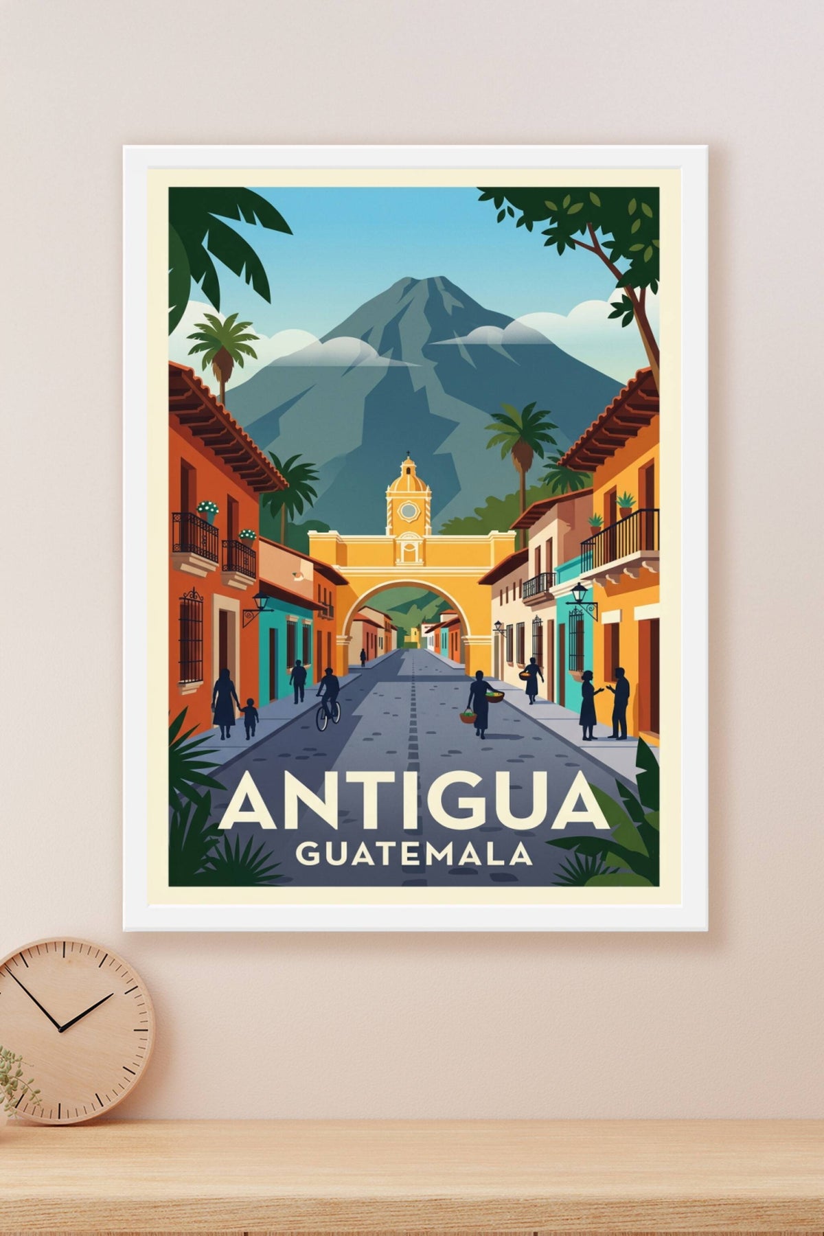 Poster d'Antigua, Guatemala et son arche