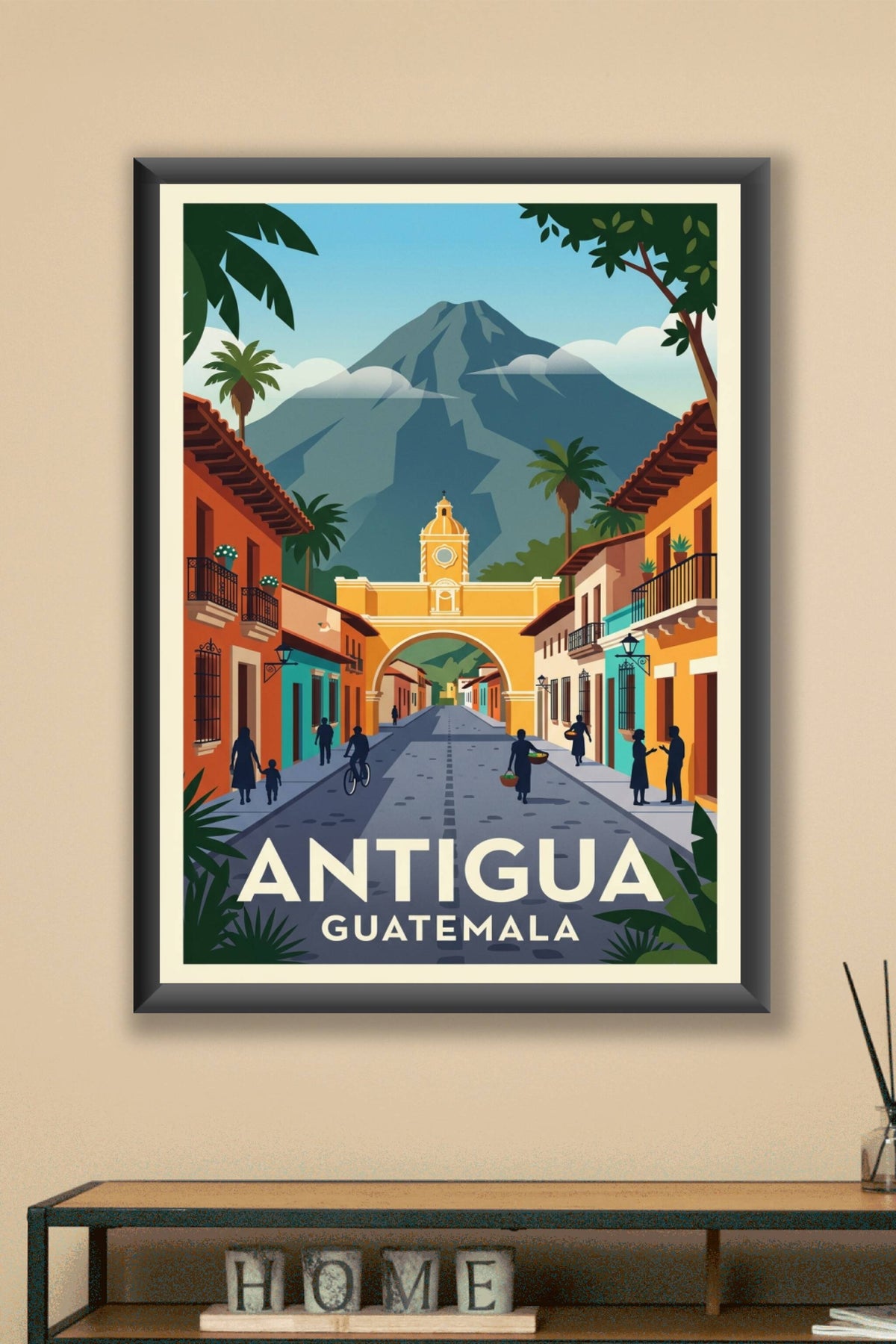 Poster d'Antigua, Guatemala et son arche