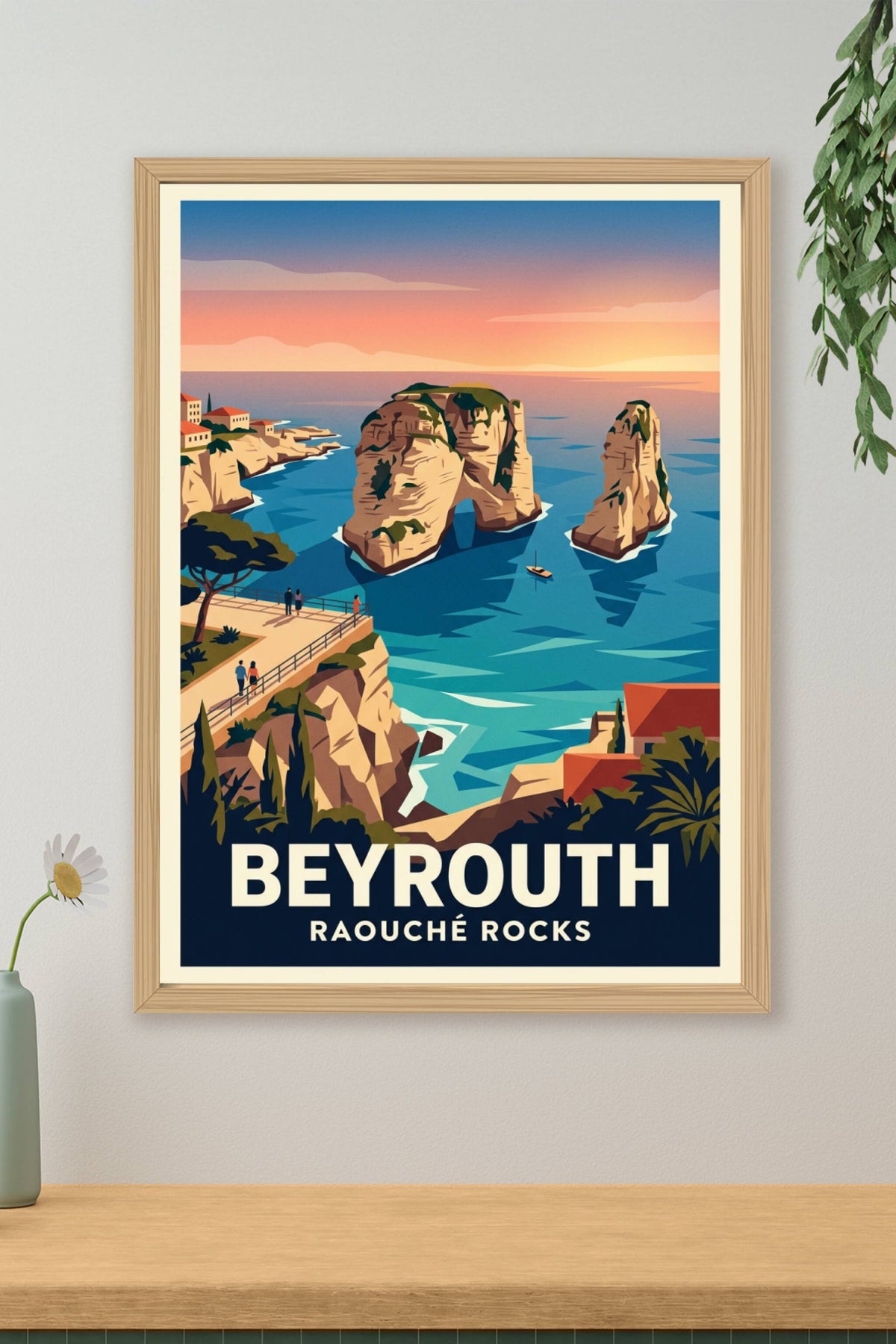 Affiche de Beyrouth, Raouché Rocks