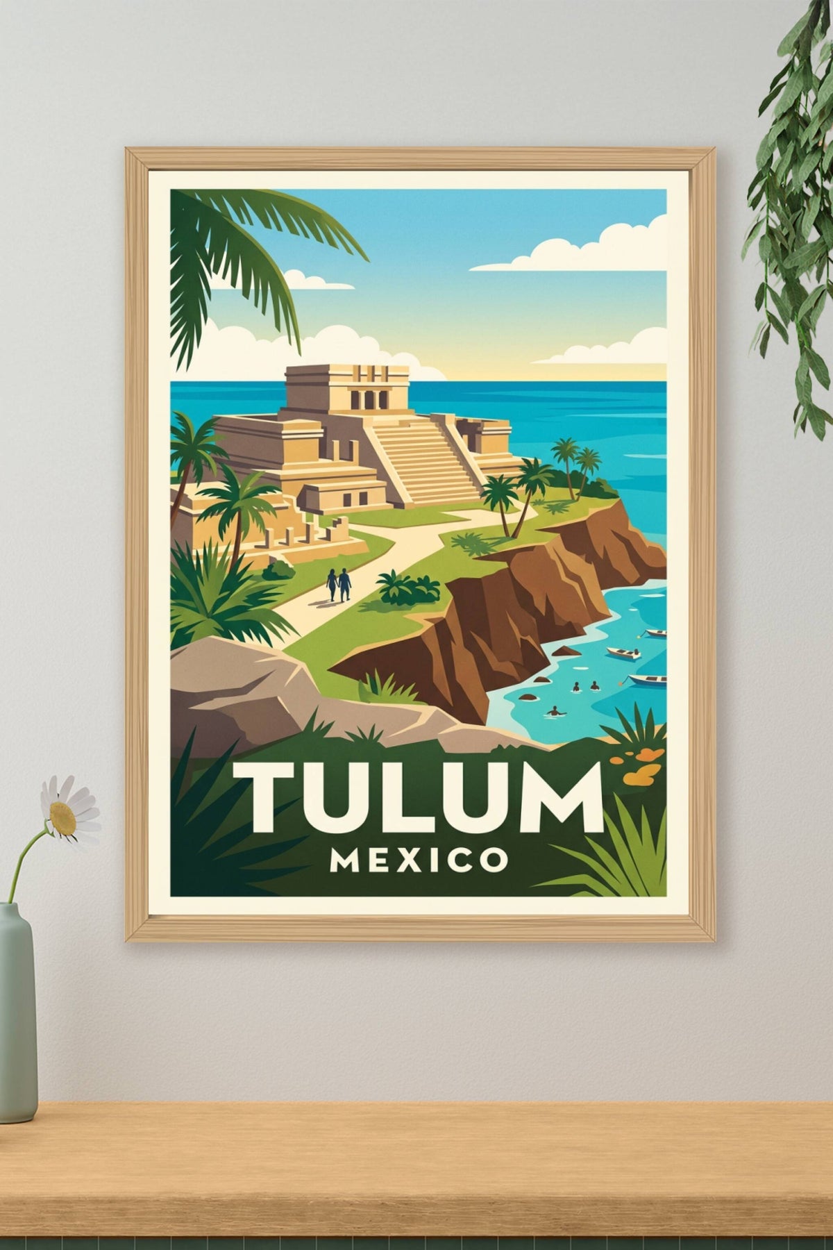 Affiche de Tulum, poster bord de mer