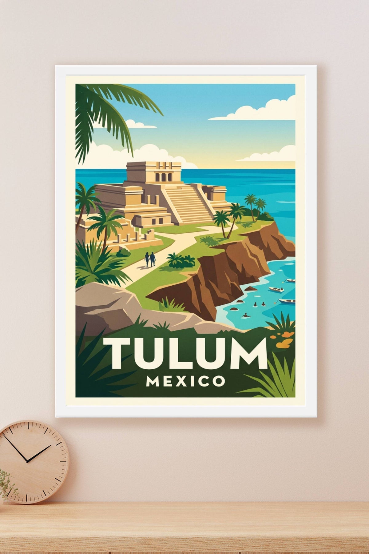 Affiche de Tulum, poster bord de mer