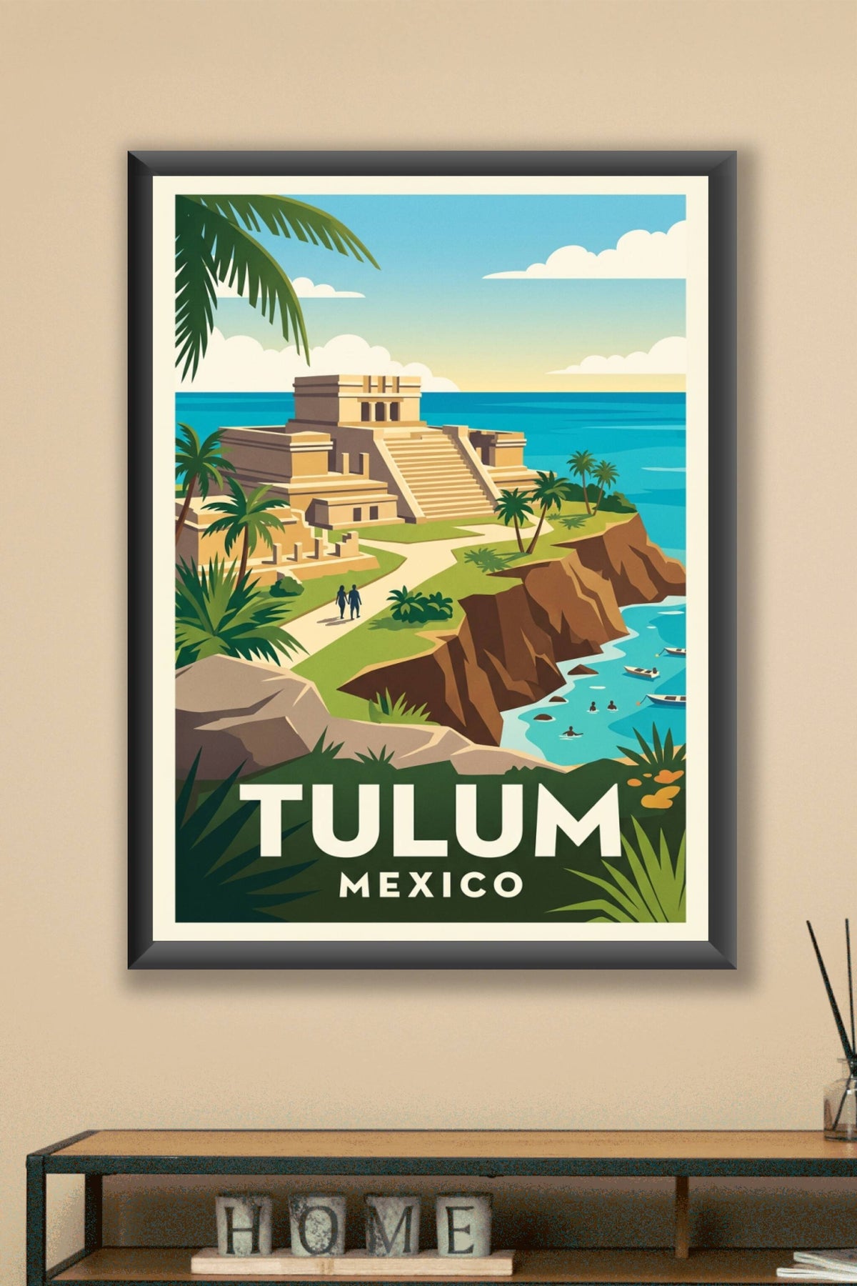 Affiche de Tulum, poster bord de mer