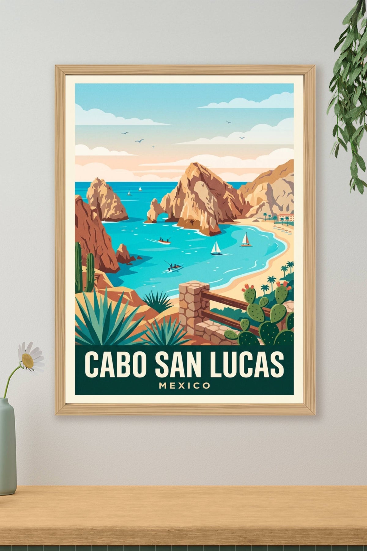 Affiche Cabo San Lucas, poster Mexique