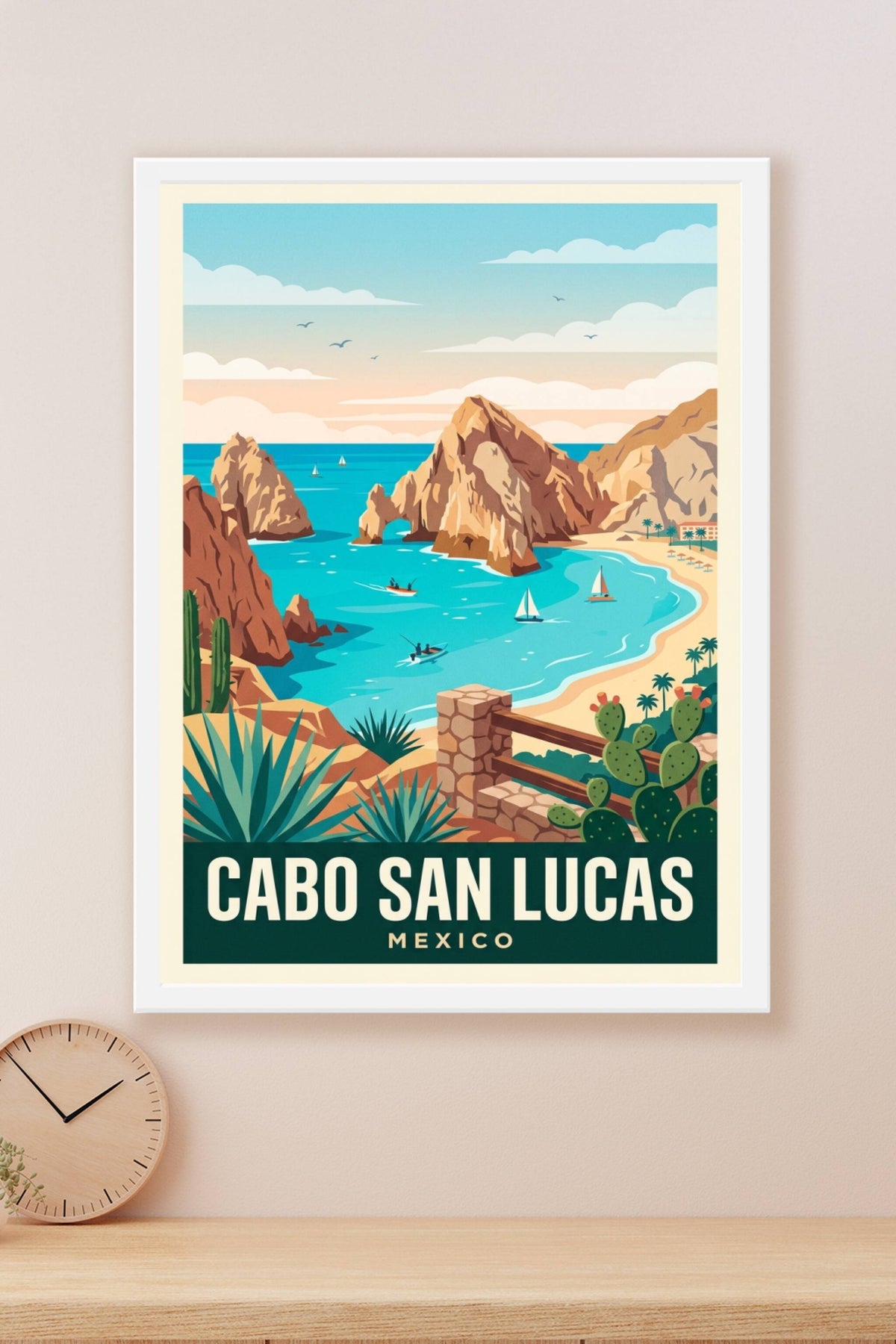 Affiche Cabo San Lucas, poster Mexique