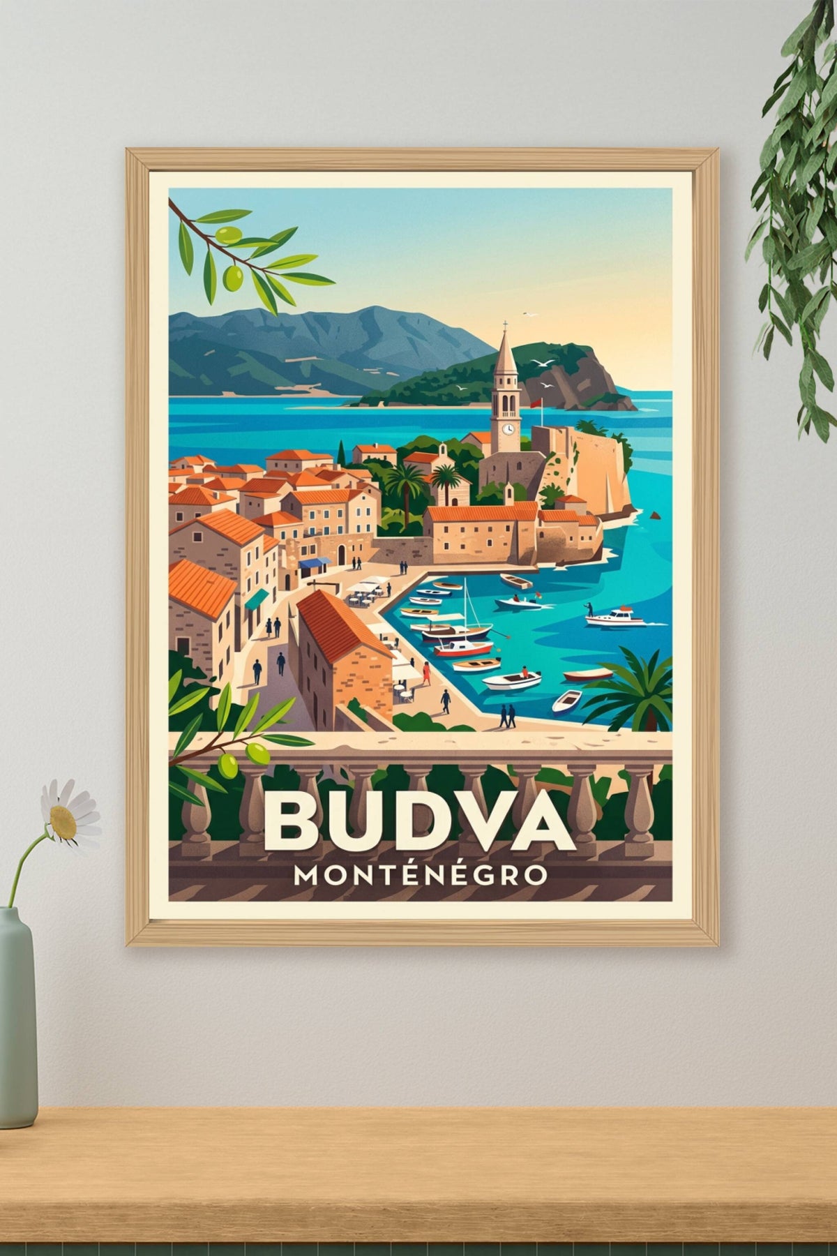 Poster de Budva, affiche Montenegro
