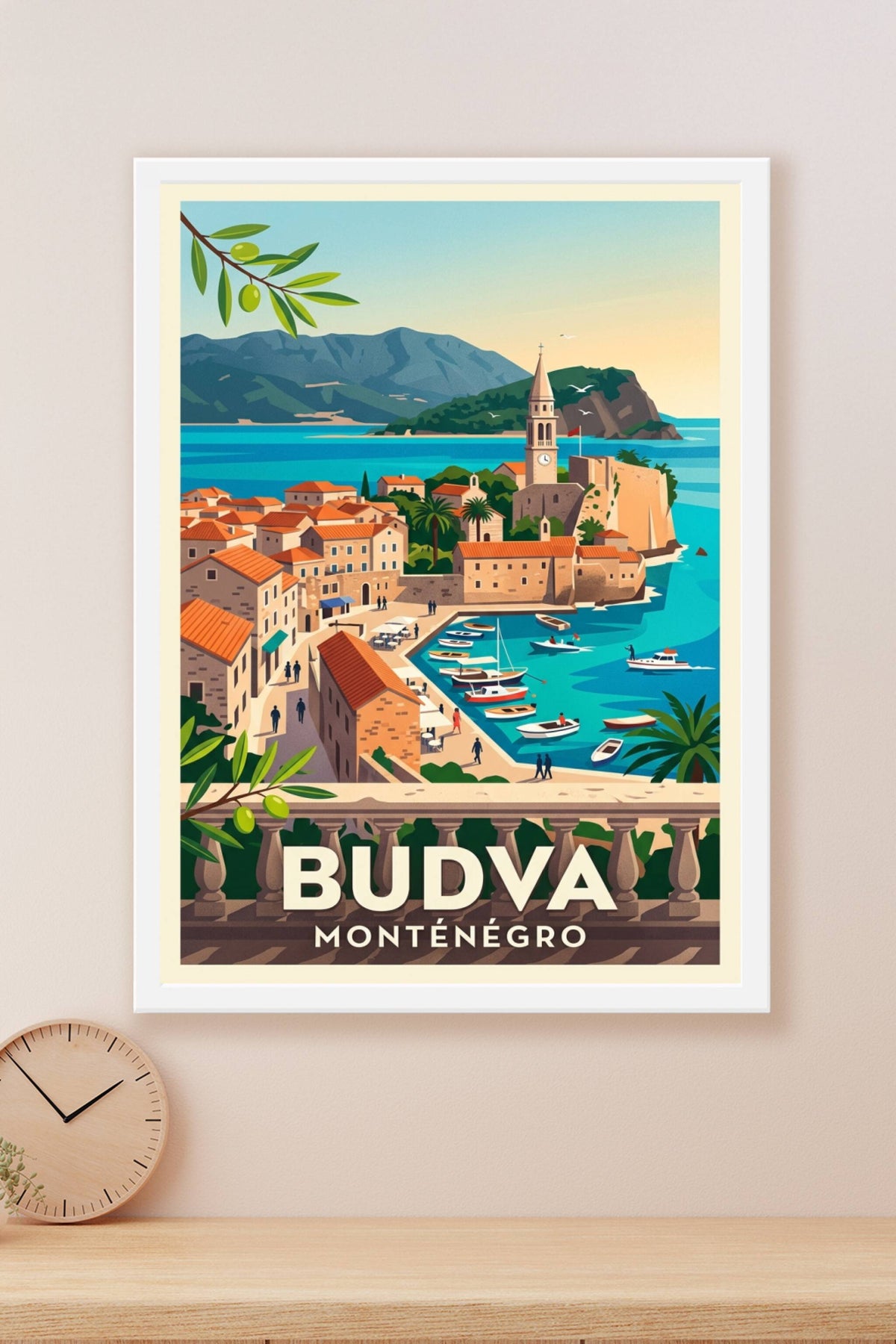 Poster de Budva, affiche Montenegro