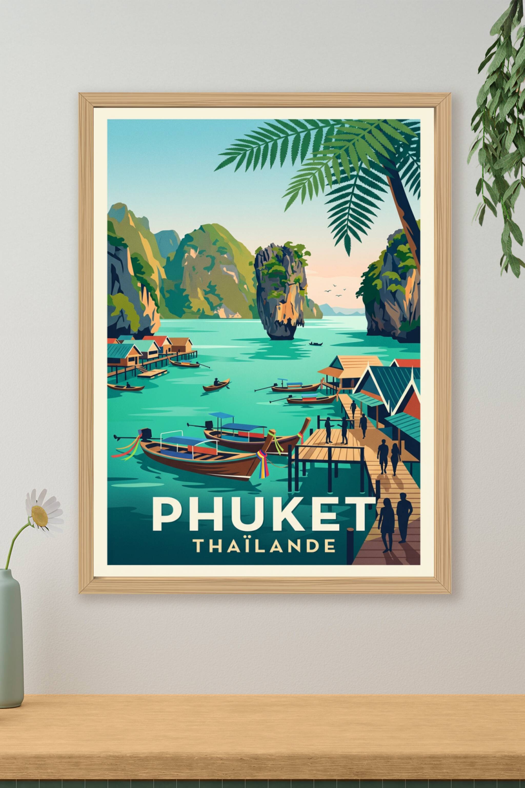 Affiche de Phuket, poster Thaïlande | Afich