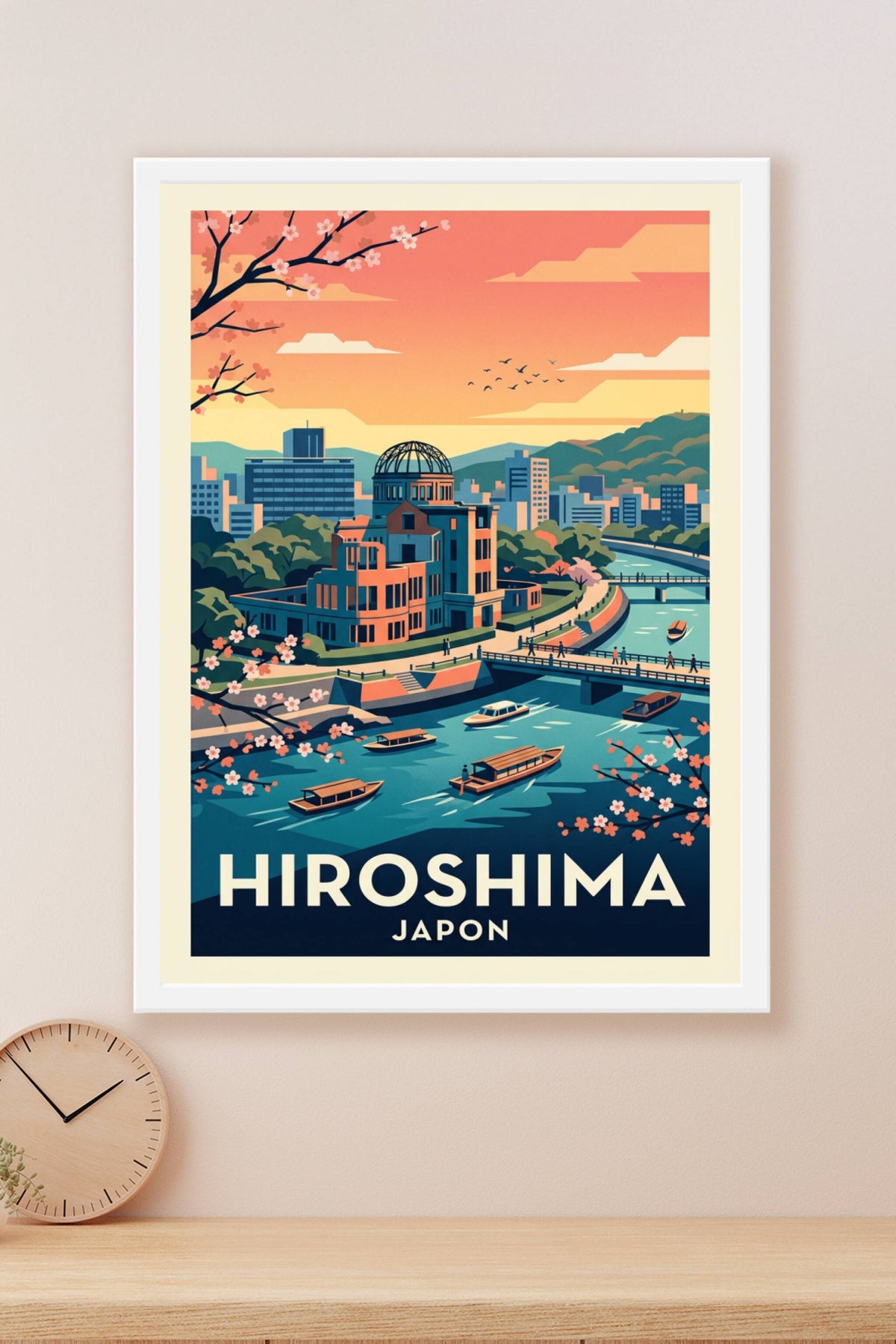 Affiche d'Hiroshima, Itsukushima Shrine