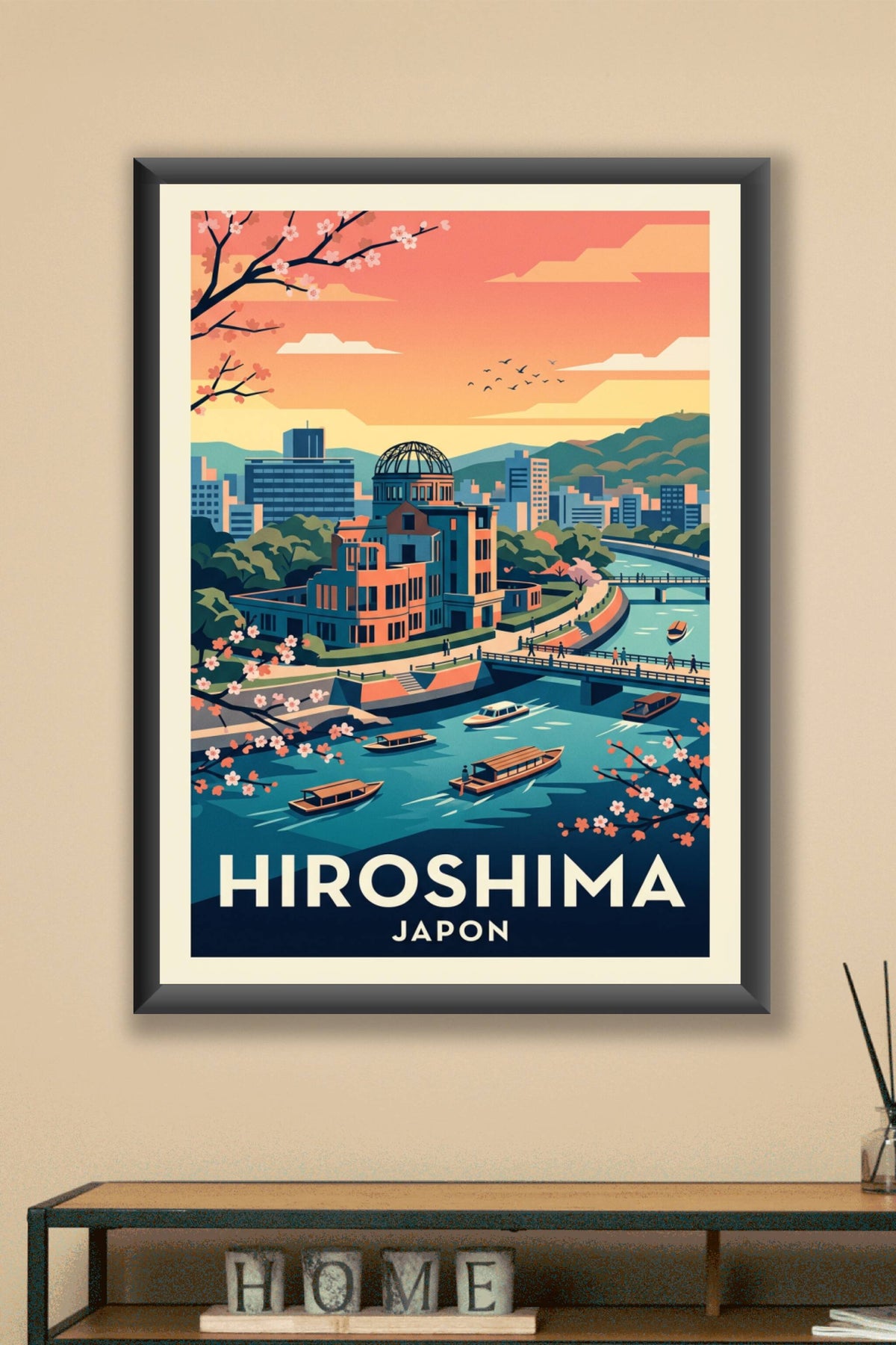 Affiche d'Hiroshima, Itsukushima Shrine