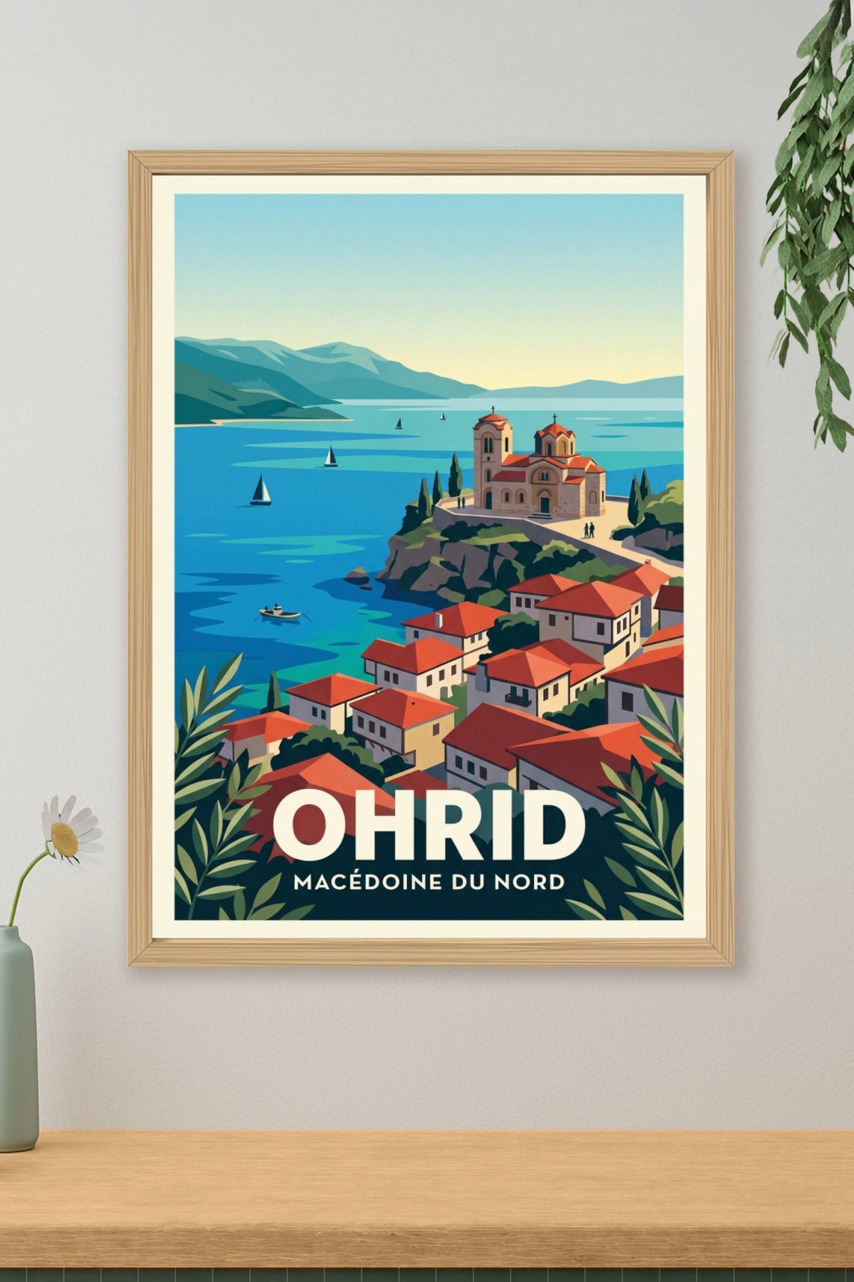 Poster d'Ohrid, Macédoine du Nord