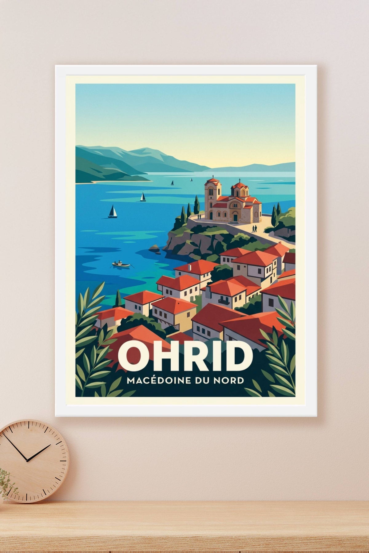 Poster d'Ohrid, Macédoine du Nord