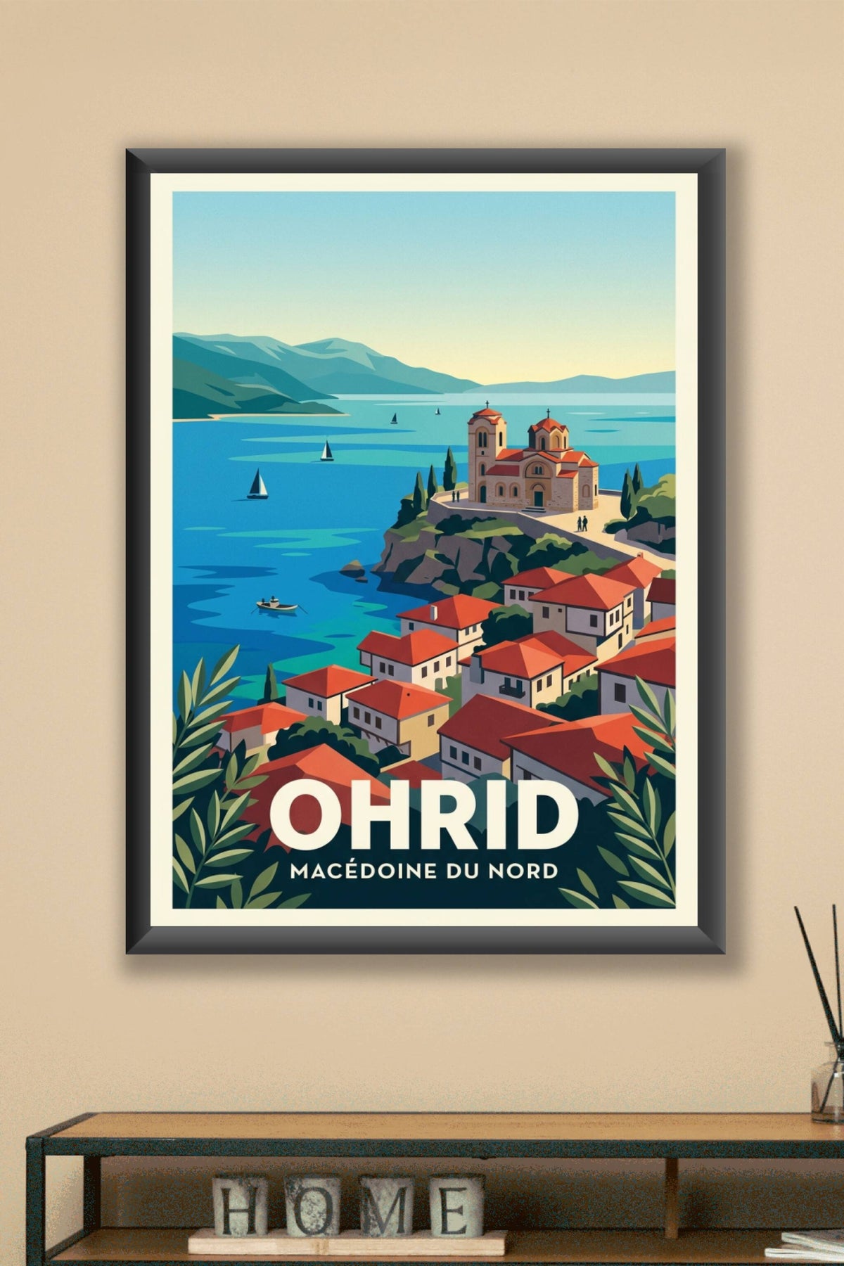 Poster d'Ohrid, Macédoine du Nord