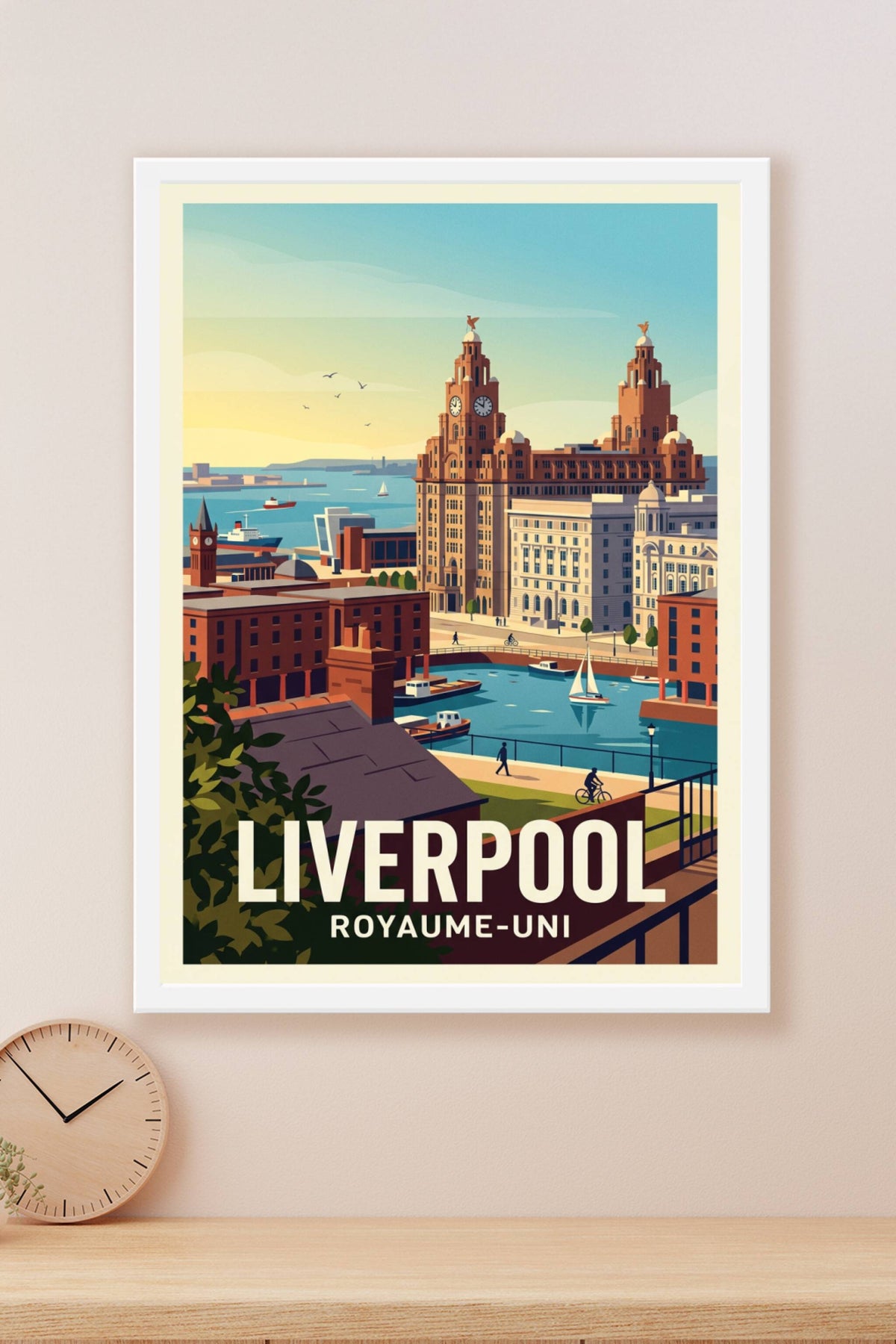 Affiche Liverpool, Royal Liver Building · poster d'art de Liverpool, Royal Liver Building
