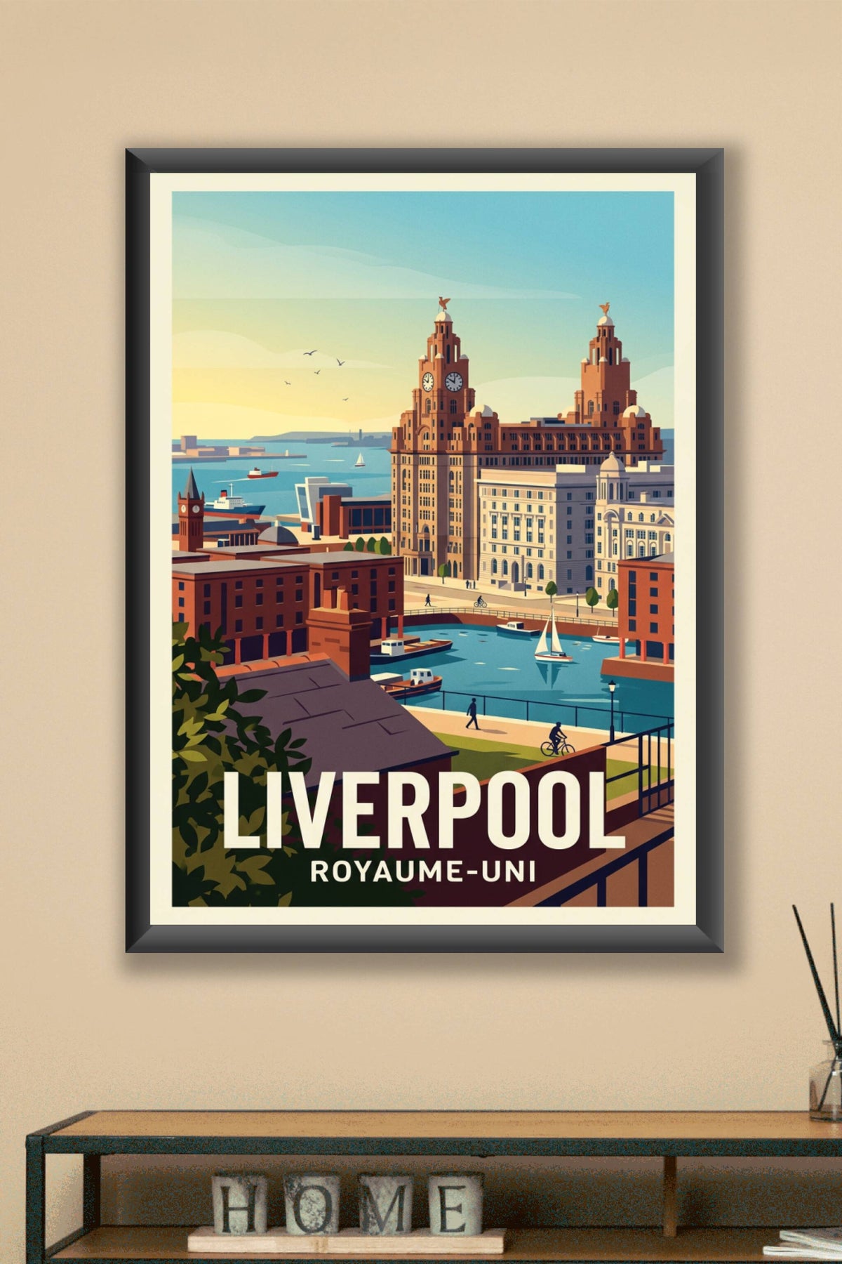 Affiche Liverpool, Royal Liver Building · poster d'art de Liverpool, Royal Liver Building