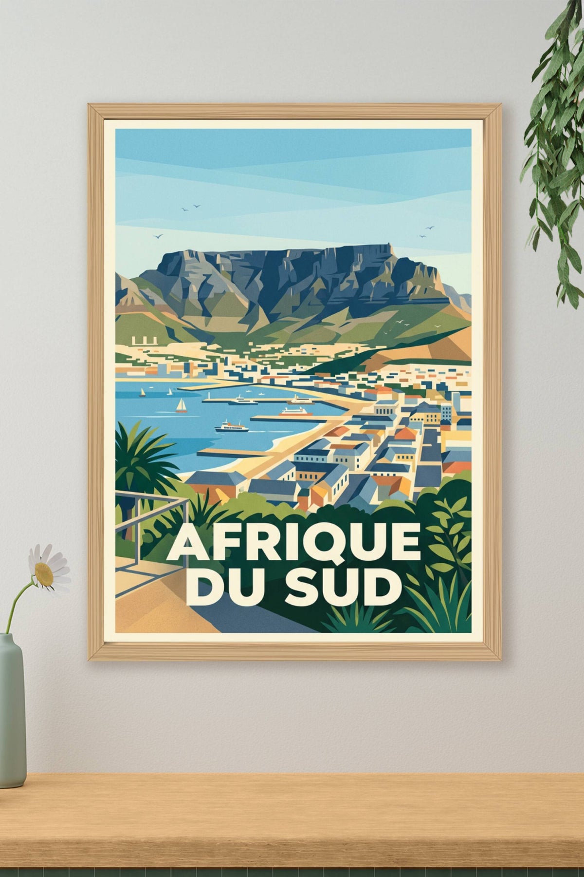 Poster d'Afrique du Sud, Table Mountain