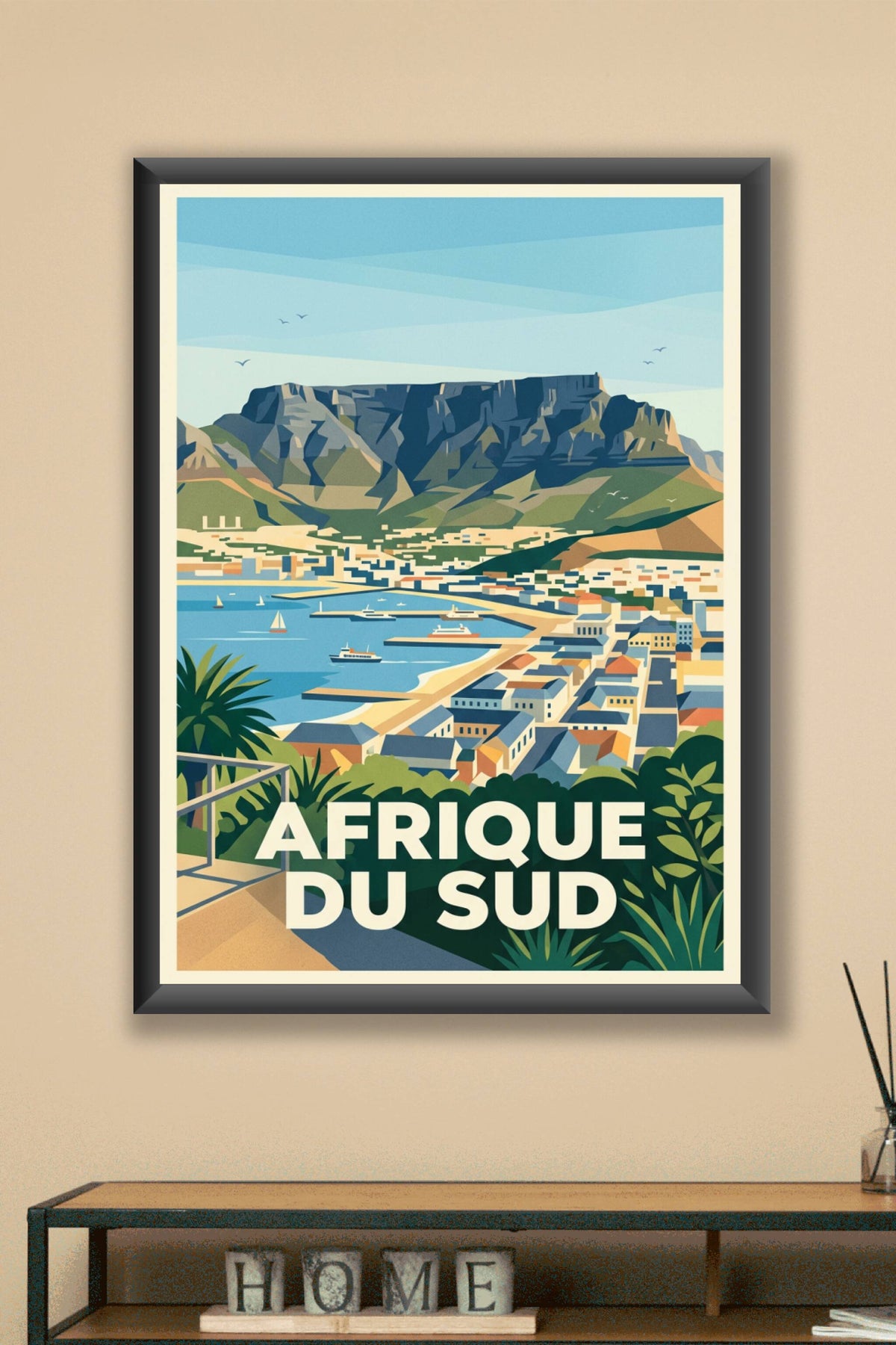 Poster d'Afrique du Sud, Table Mountain