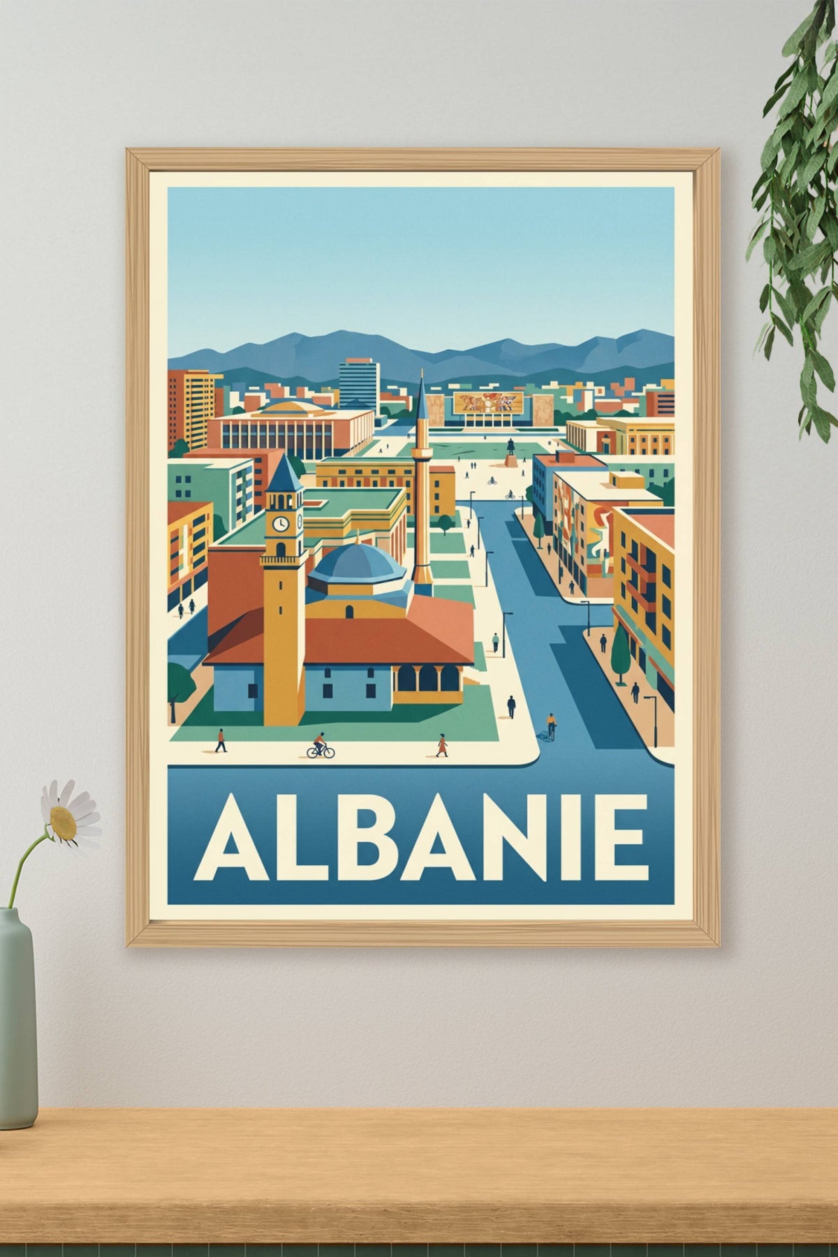 Poster d'Albanie, Tirana monumentale