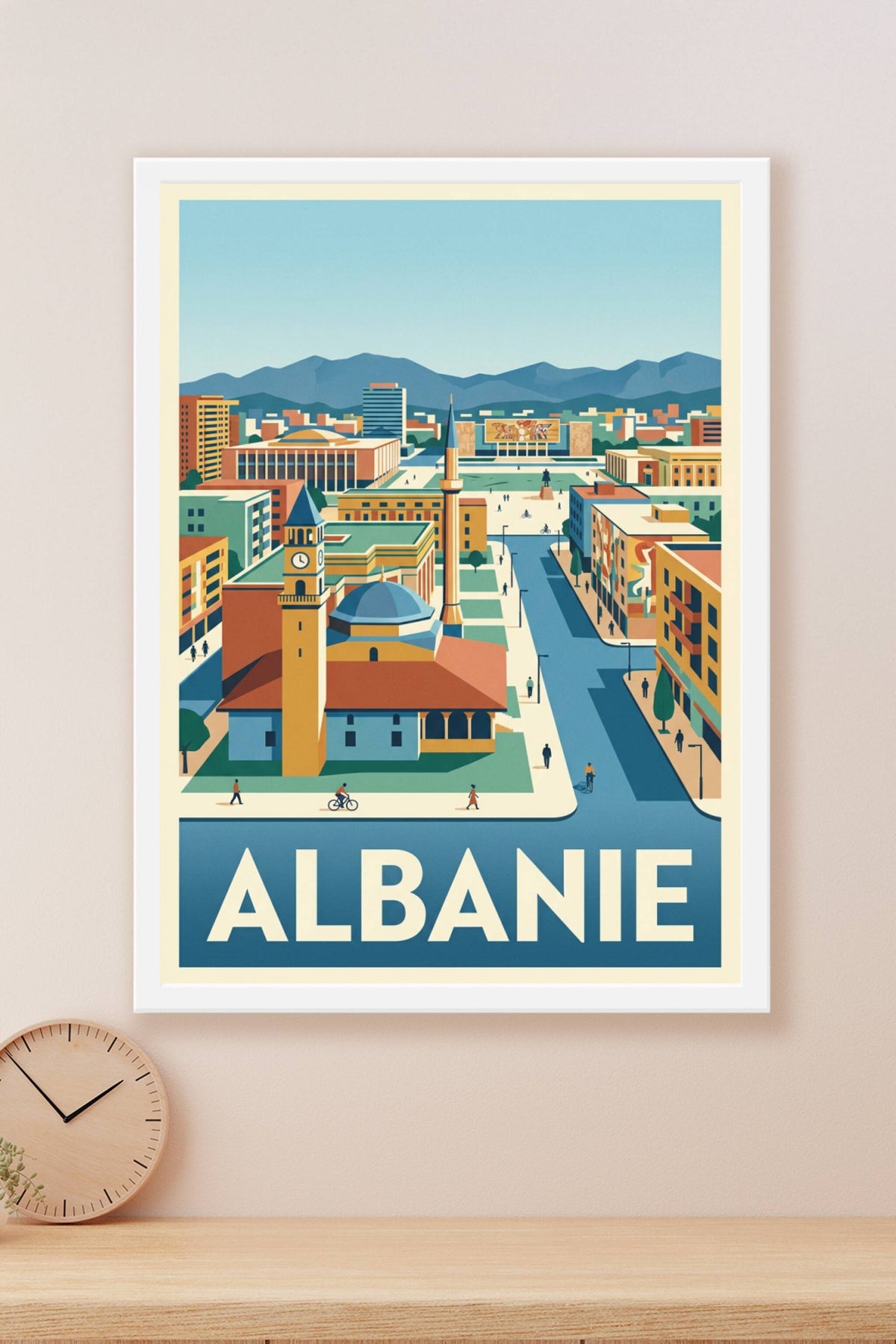 Poster d'Albanie, Tirana monumentale