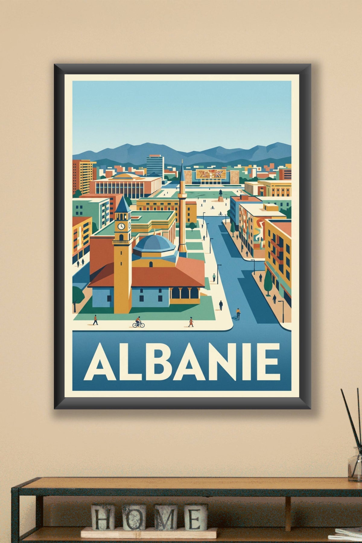 Poster d'Albanie, Tirana monumentale