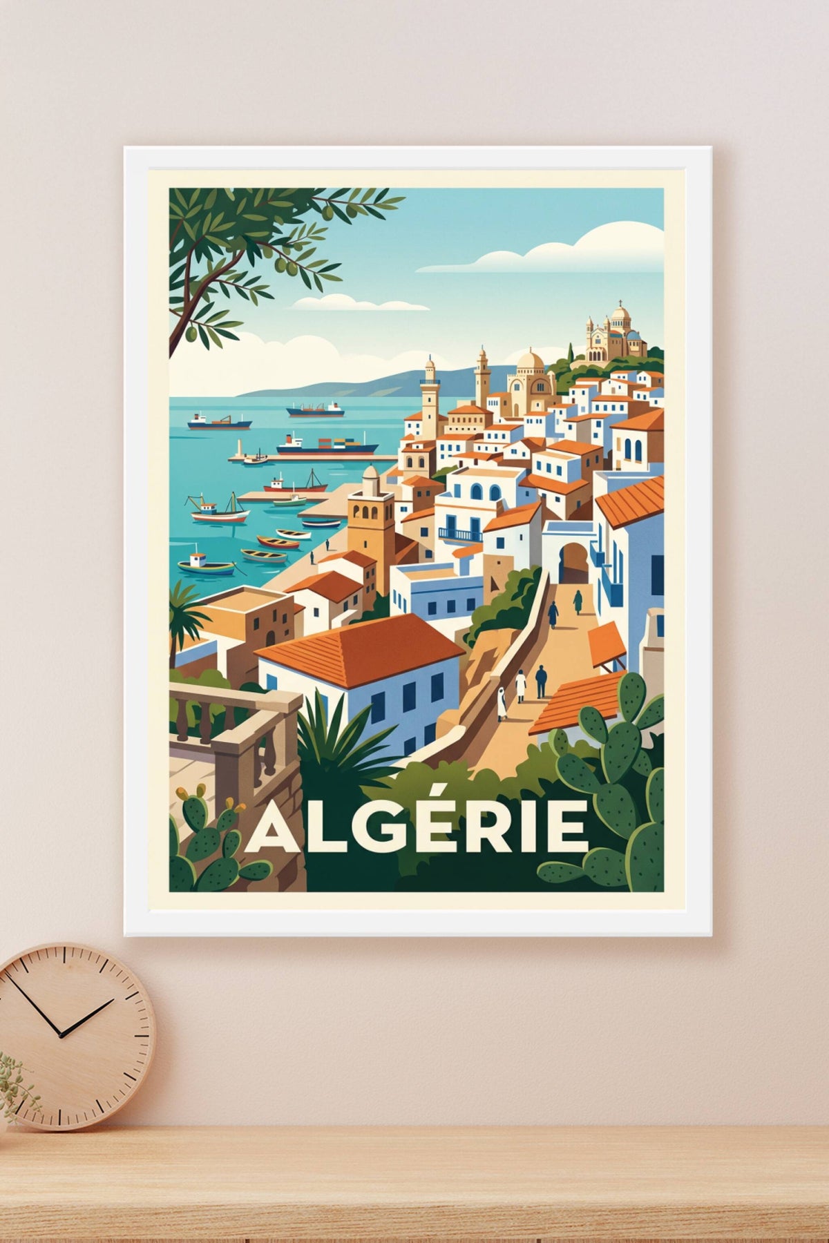 Poster d'Algérie, affiche Casbah d'Alger