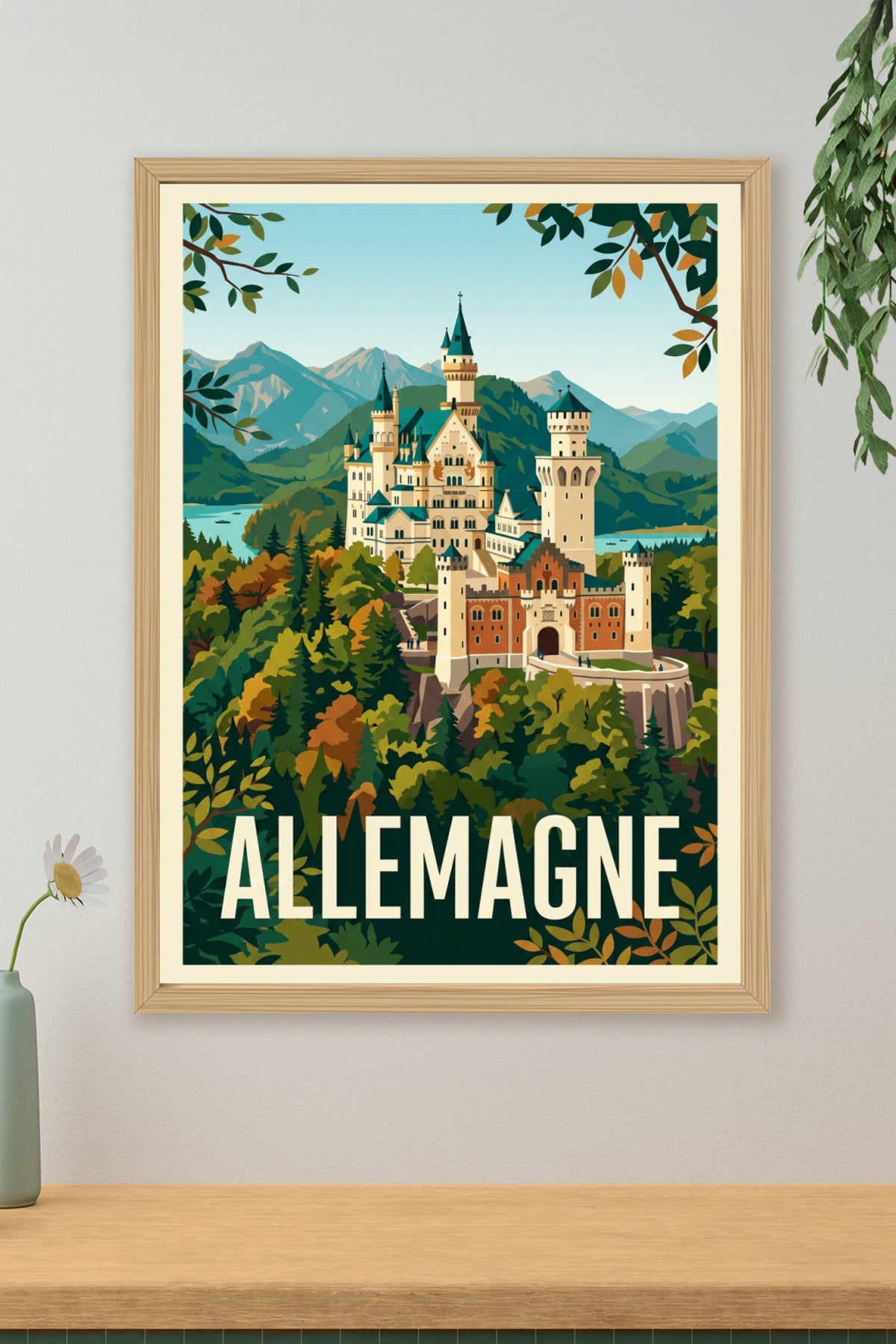 Affiche d'Allemagne, Neuschwanstein poster