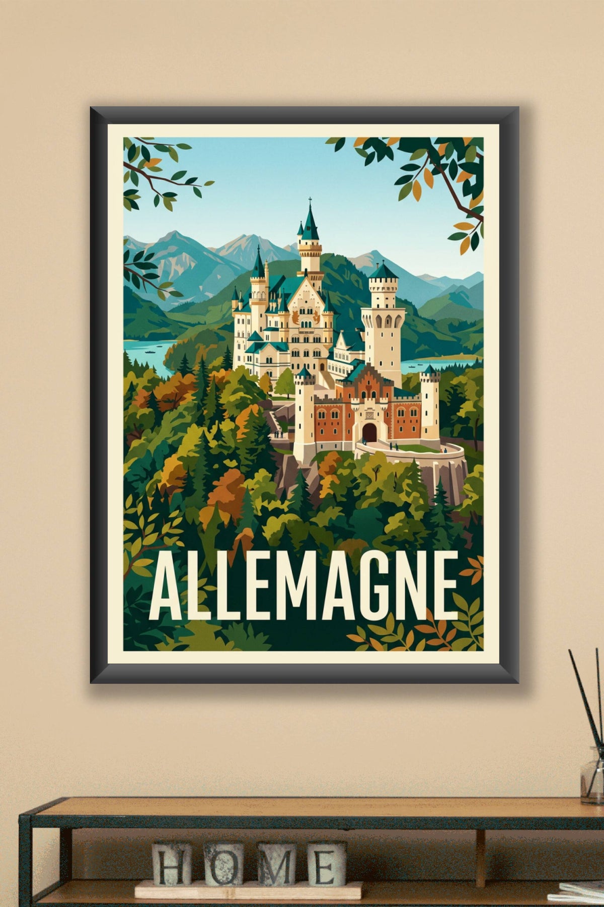 Affiche d'Allemagne, Neuschwanstein poster