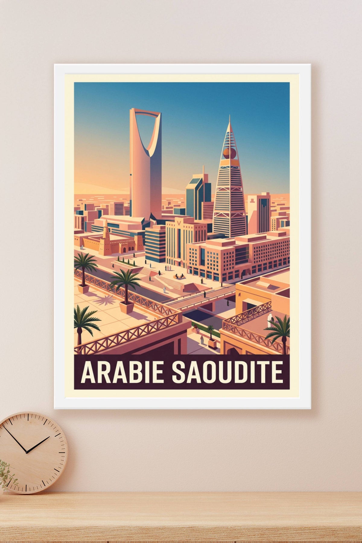 Affiche d'Arabie Saoudite, Riyadh Kingdom Centre
