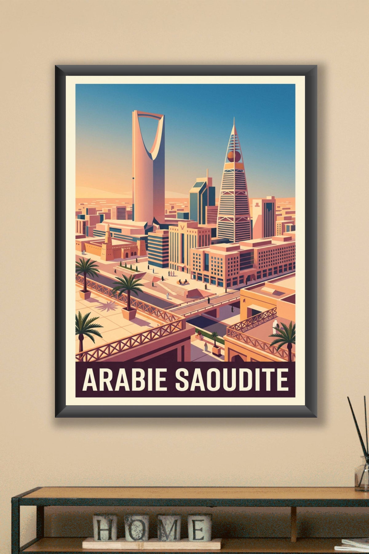 Affiche d'Arabie Saoudite, Riyadh Kingdom Centre