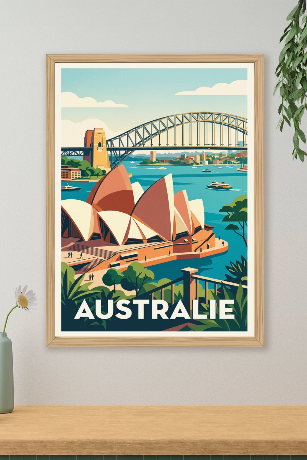 Affiche d'Australie, poster Opéra de Sydney