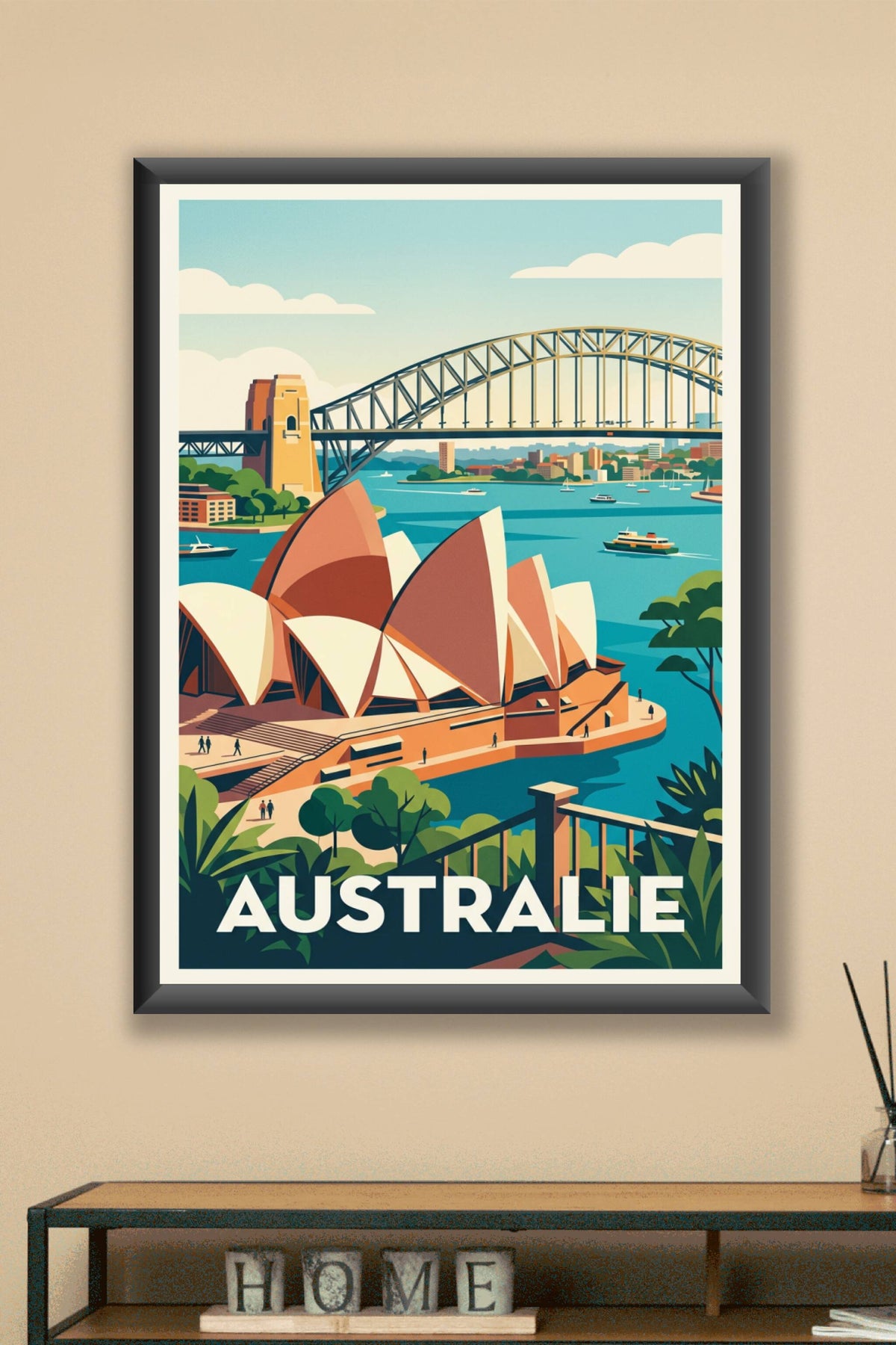 Affiche d'Australie, poster Opéra de Sydney