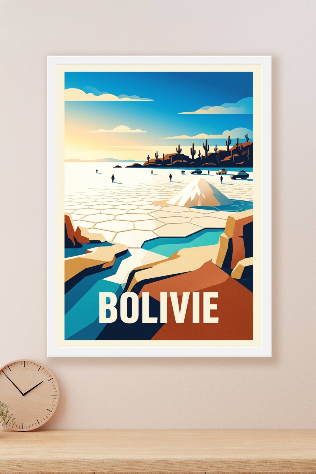 Affiche de Bolivie, Salar de Uyuni