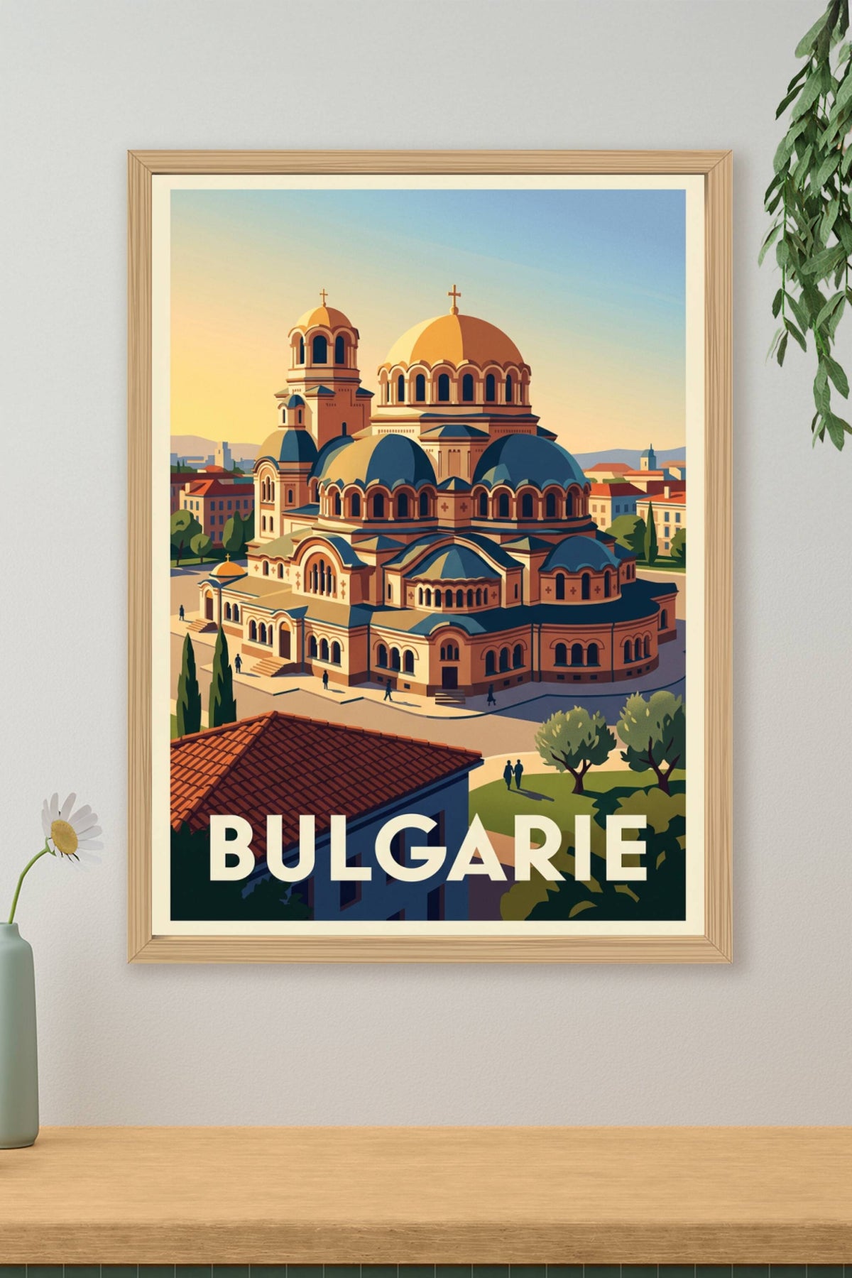 Affiche de Bulgarie, poster Alexander Nevsky