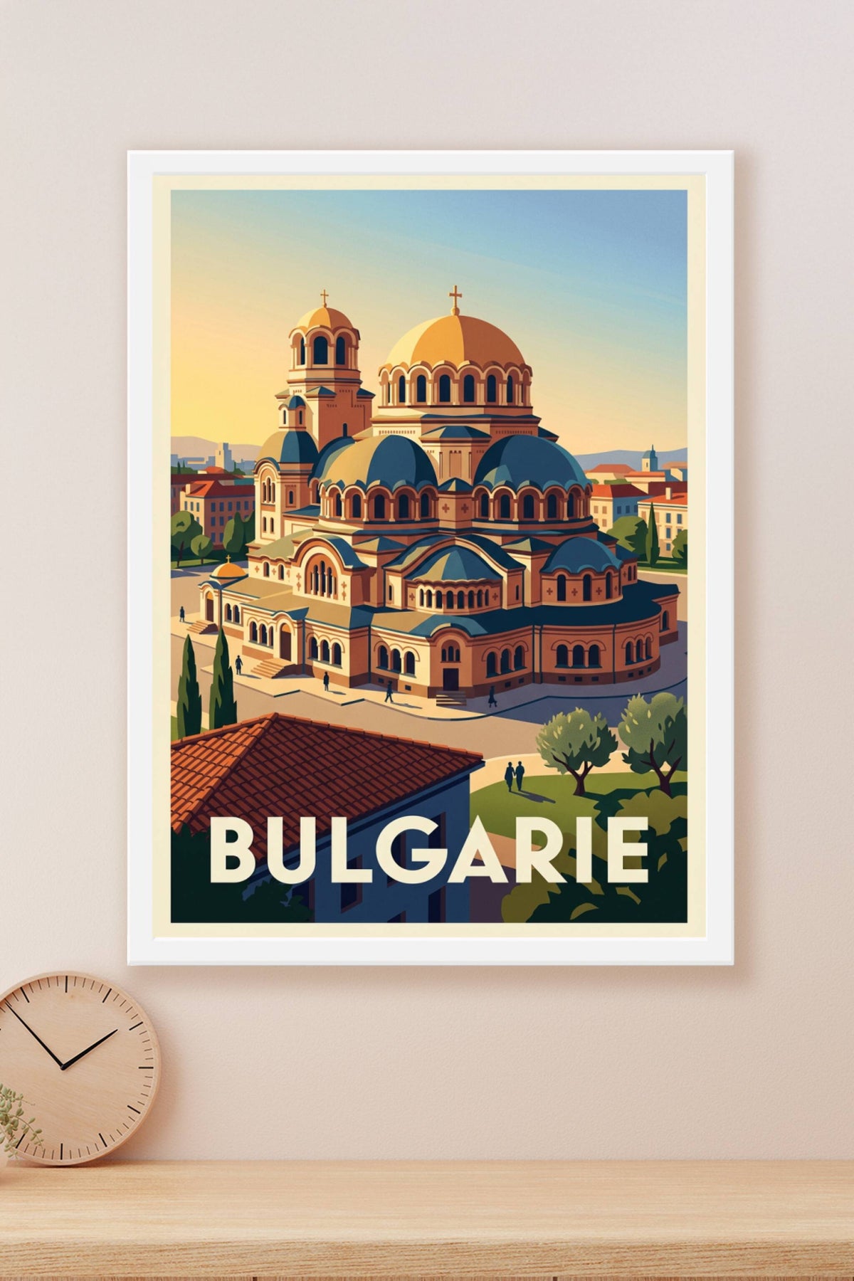 Affiche de Bulgarie, poster Alexander Nevsky