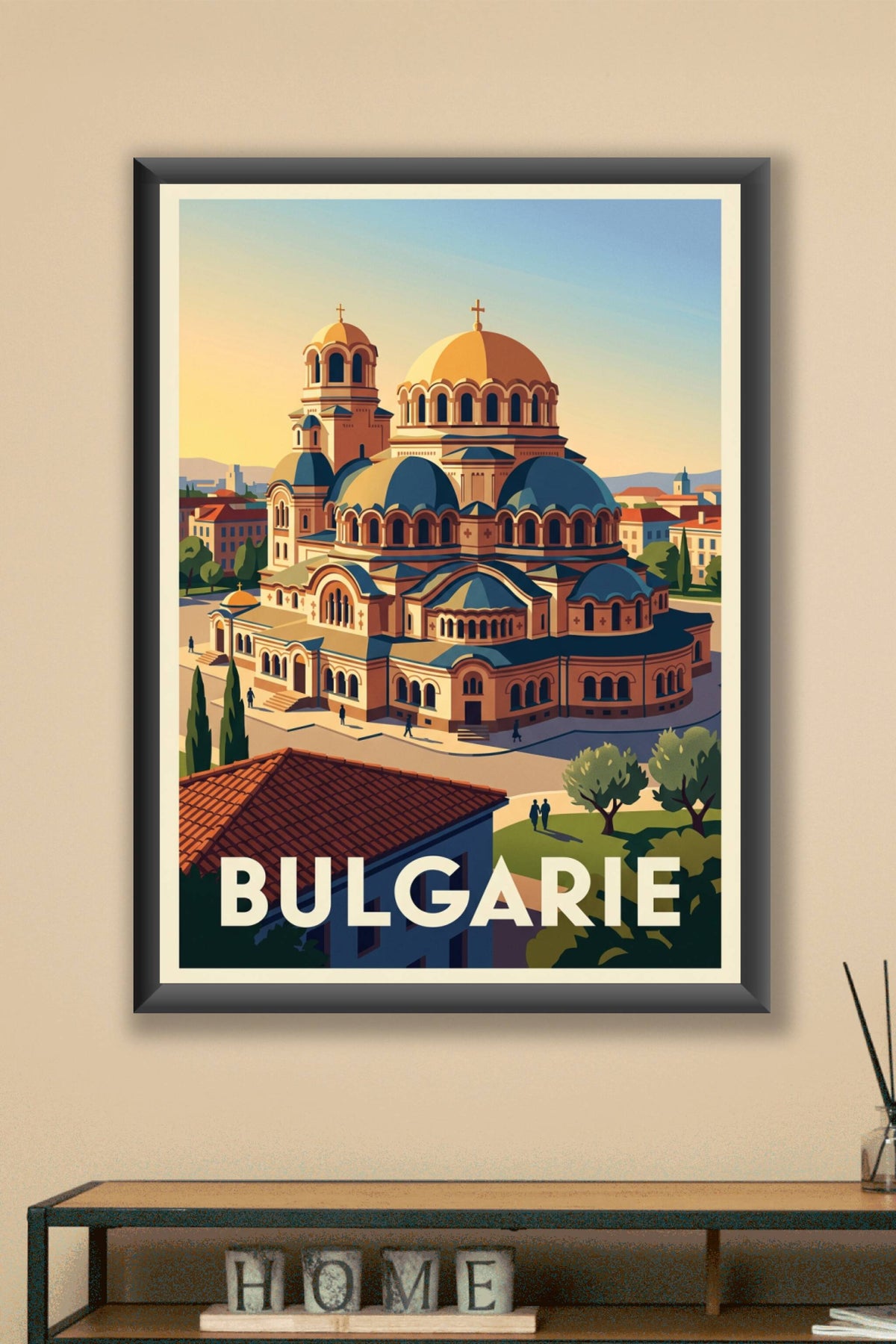 Affiche de Bulgarie, poster Alexander Nevsky