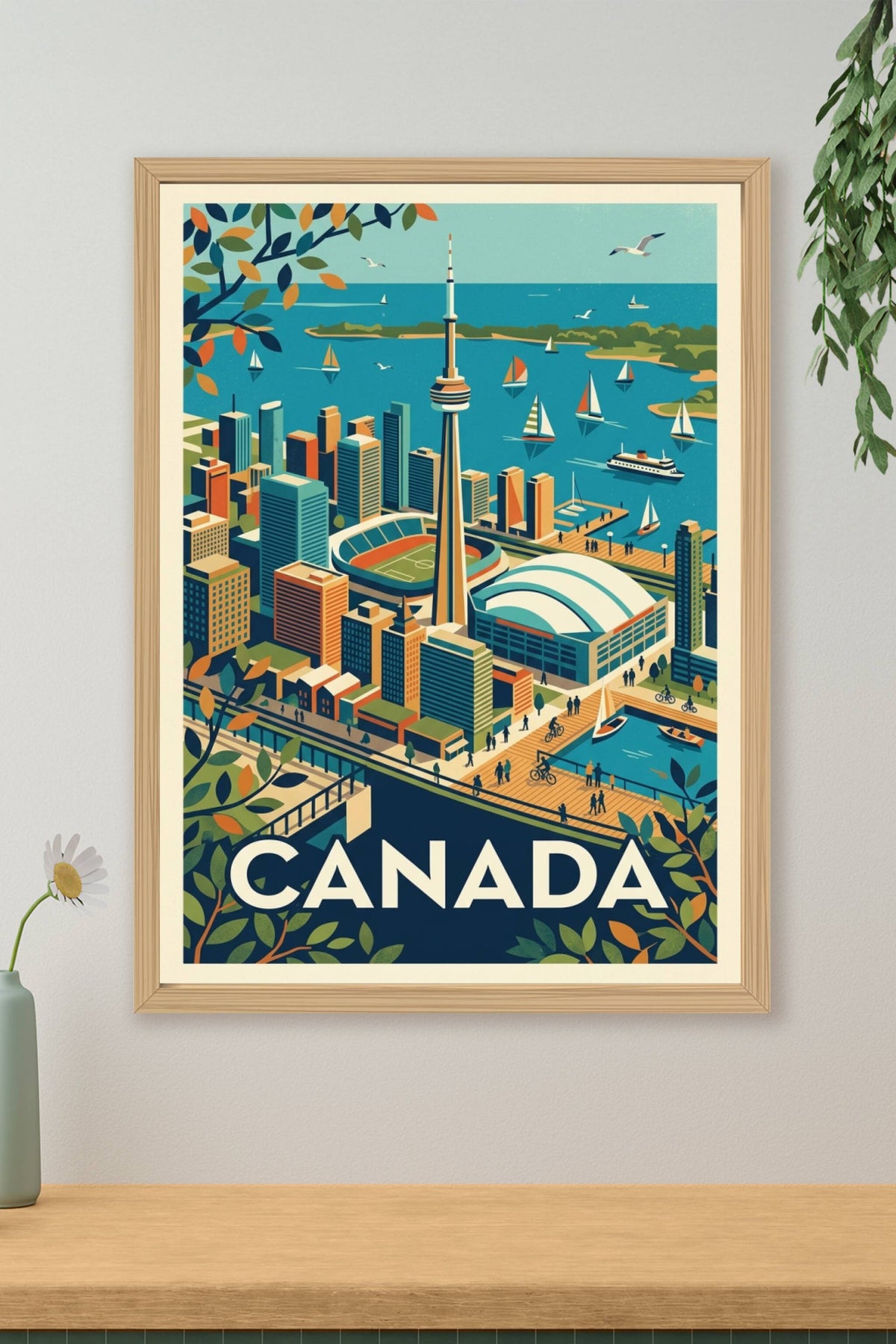Affiche du Canada, CN Tower Toronto