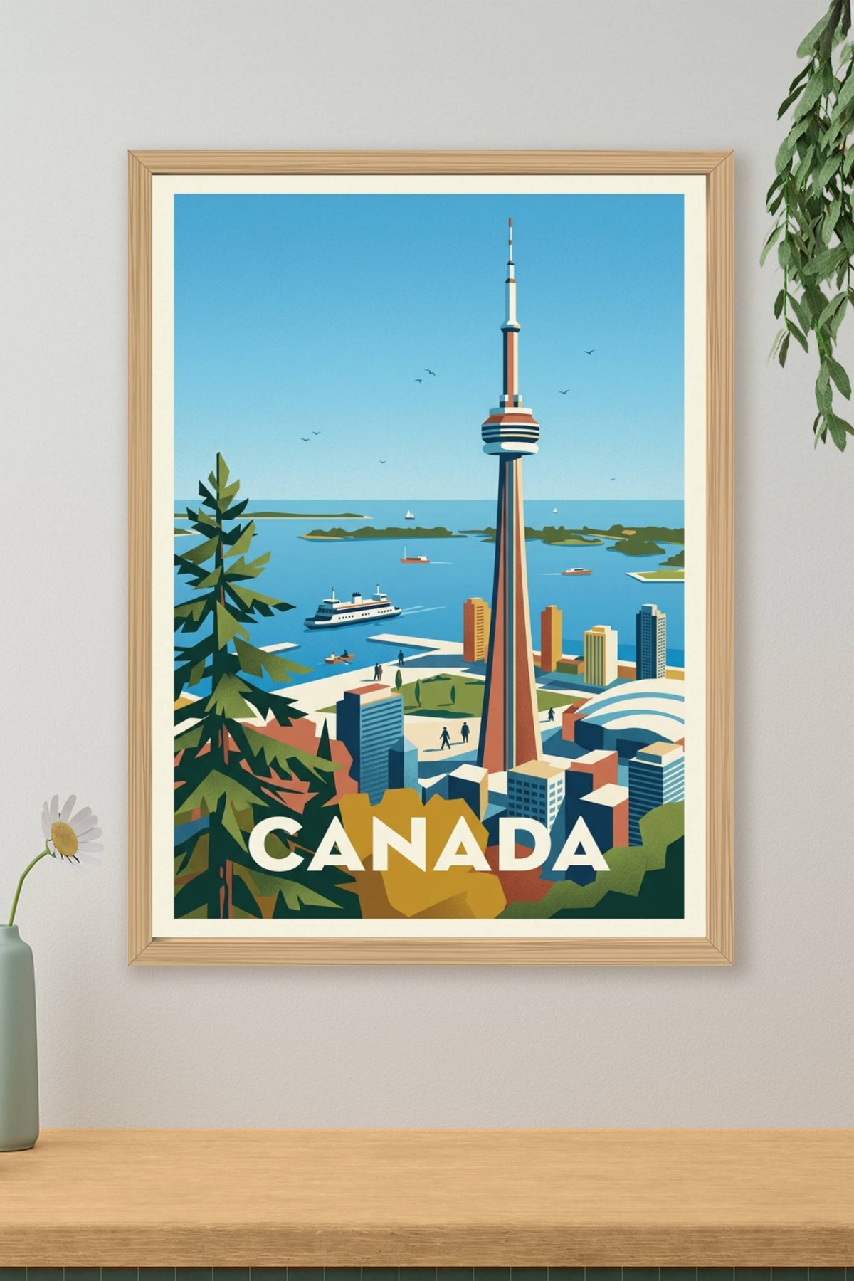 Affiche du Canada, la Tour CN de Toronto