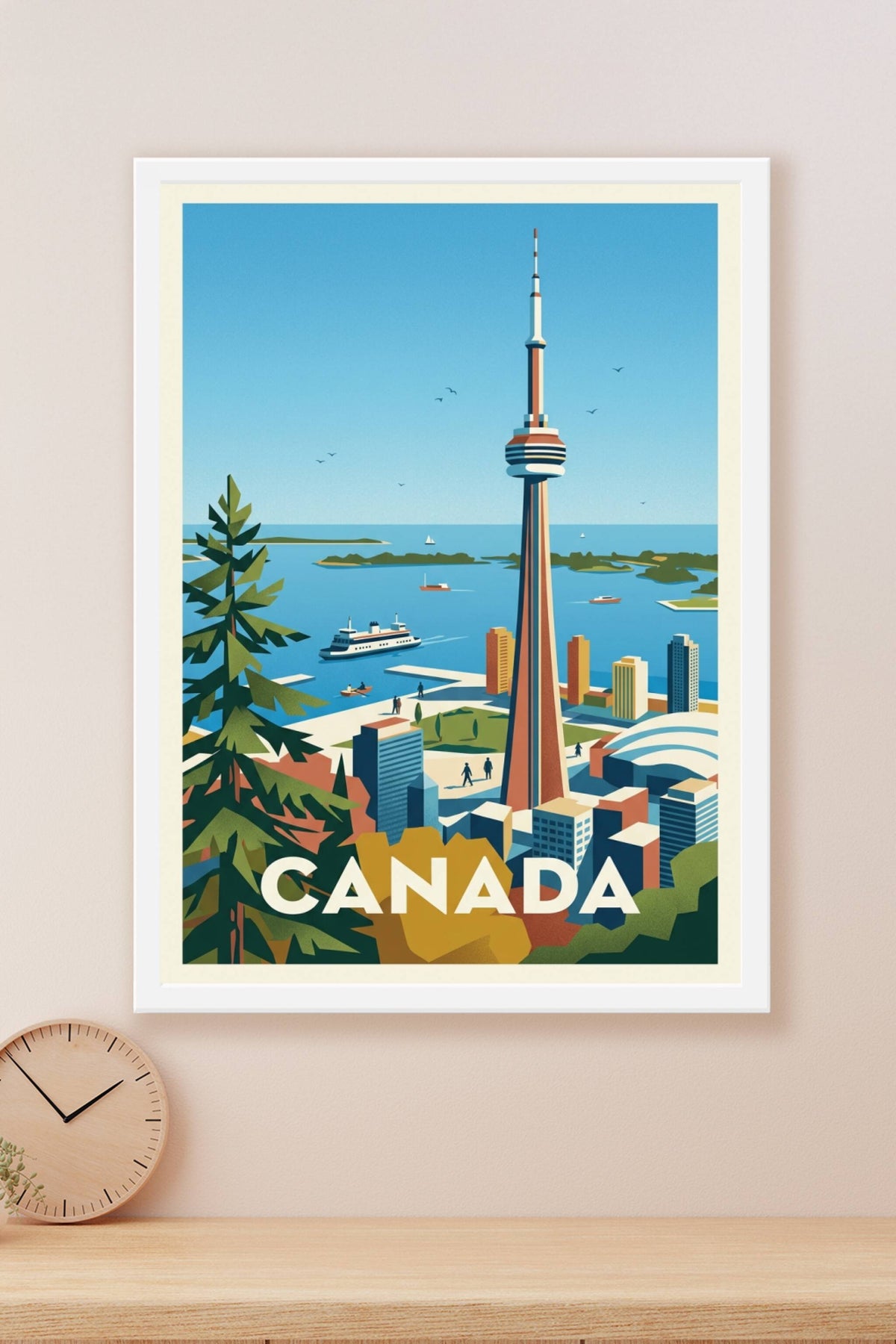 Affiche du Canada, la Tour CN de Toronto
