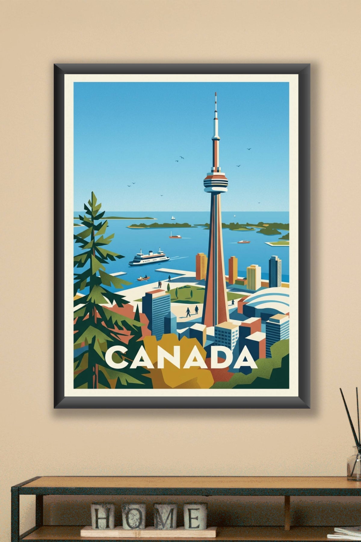 Affiche du Canada, la Tour CN de Toronto