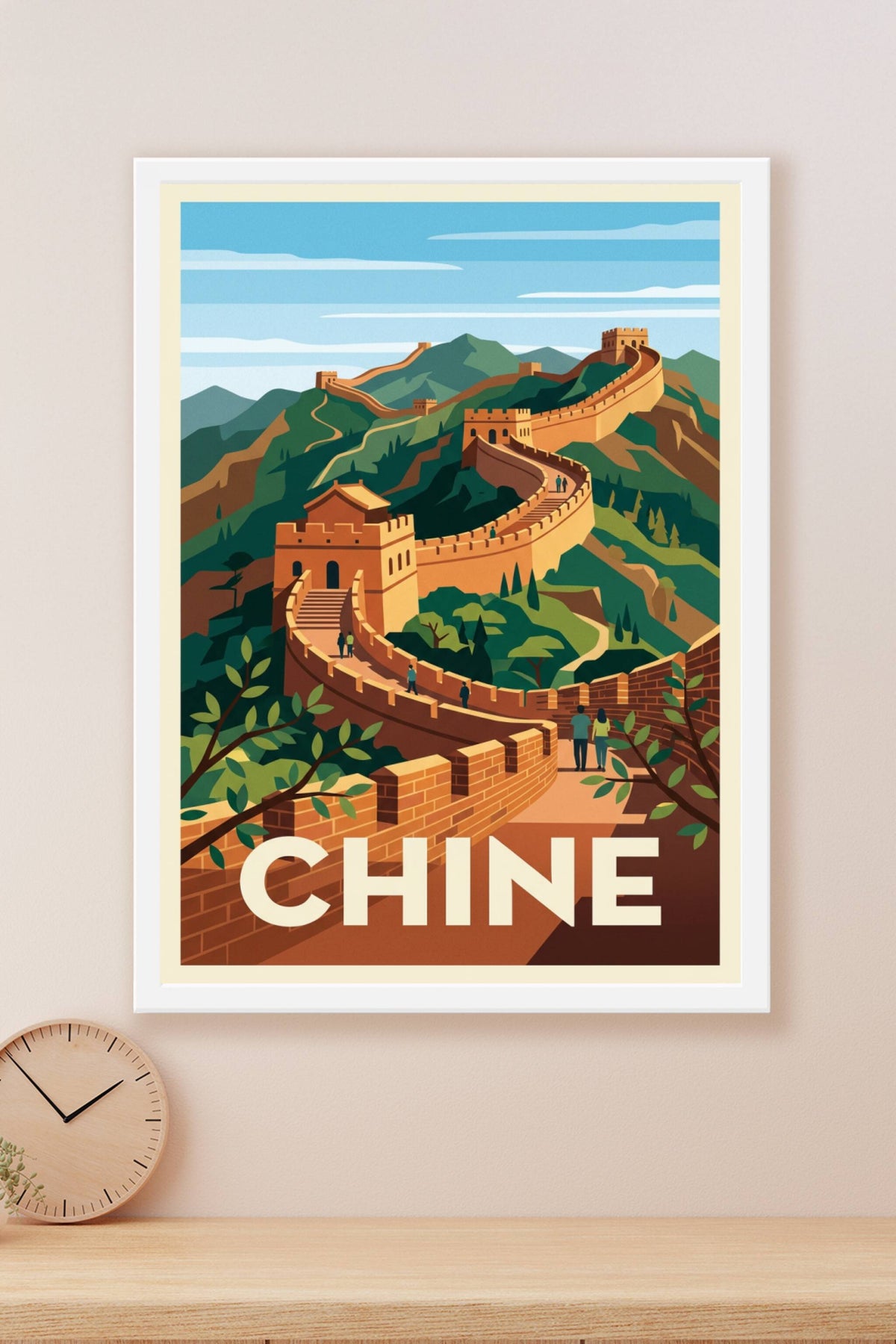 Affiche de Chine, poster Grande Muraille