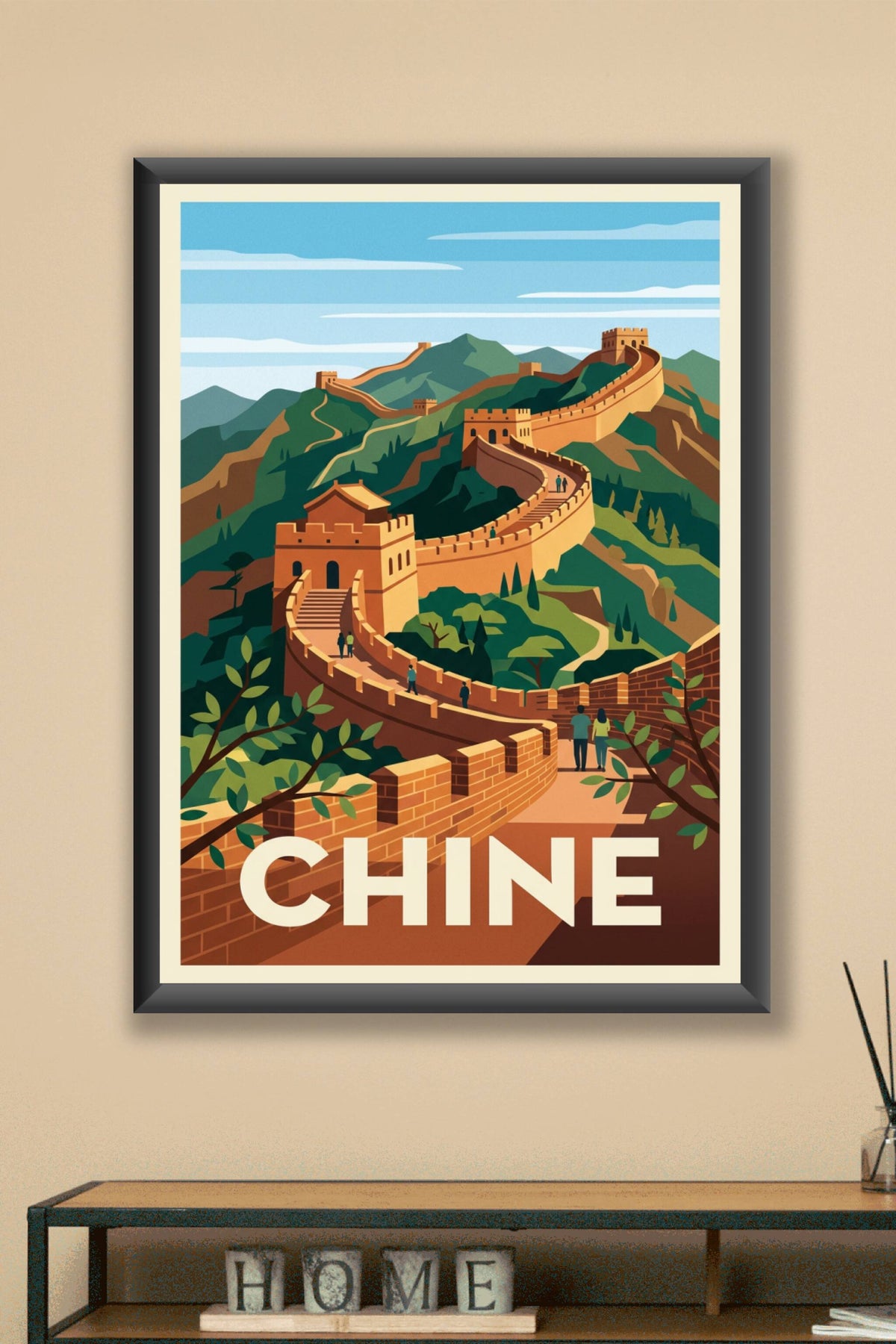 Affiche de Chine, poster Grande Muraille