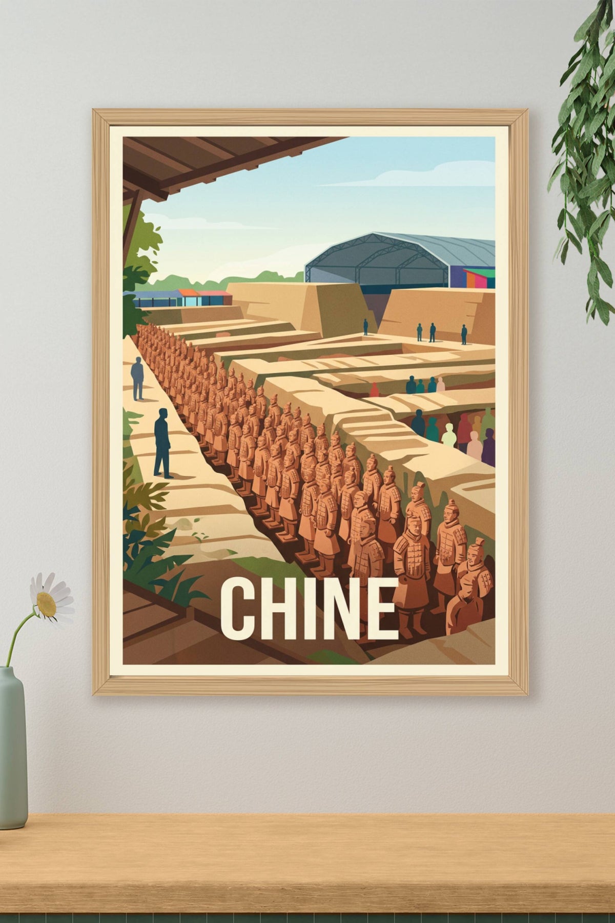 Affiche de Chine, Armée de terre cuite