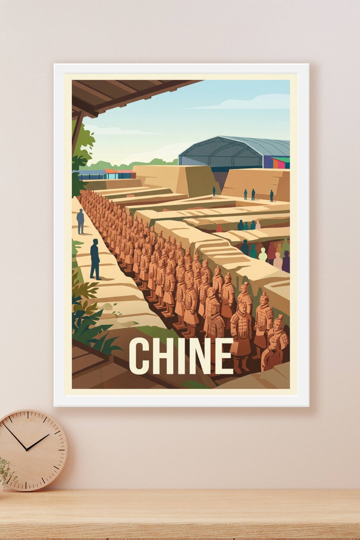 Affiche de Chine, Armée de terre cuite